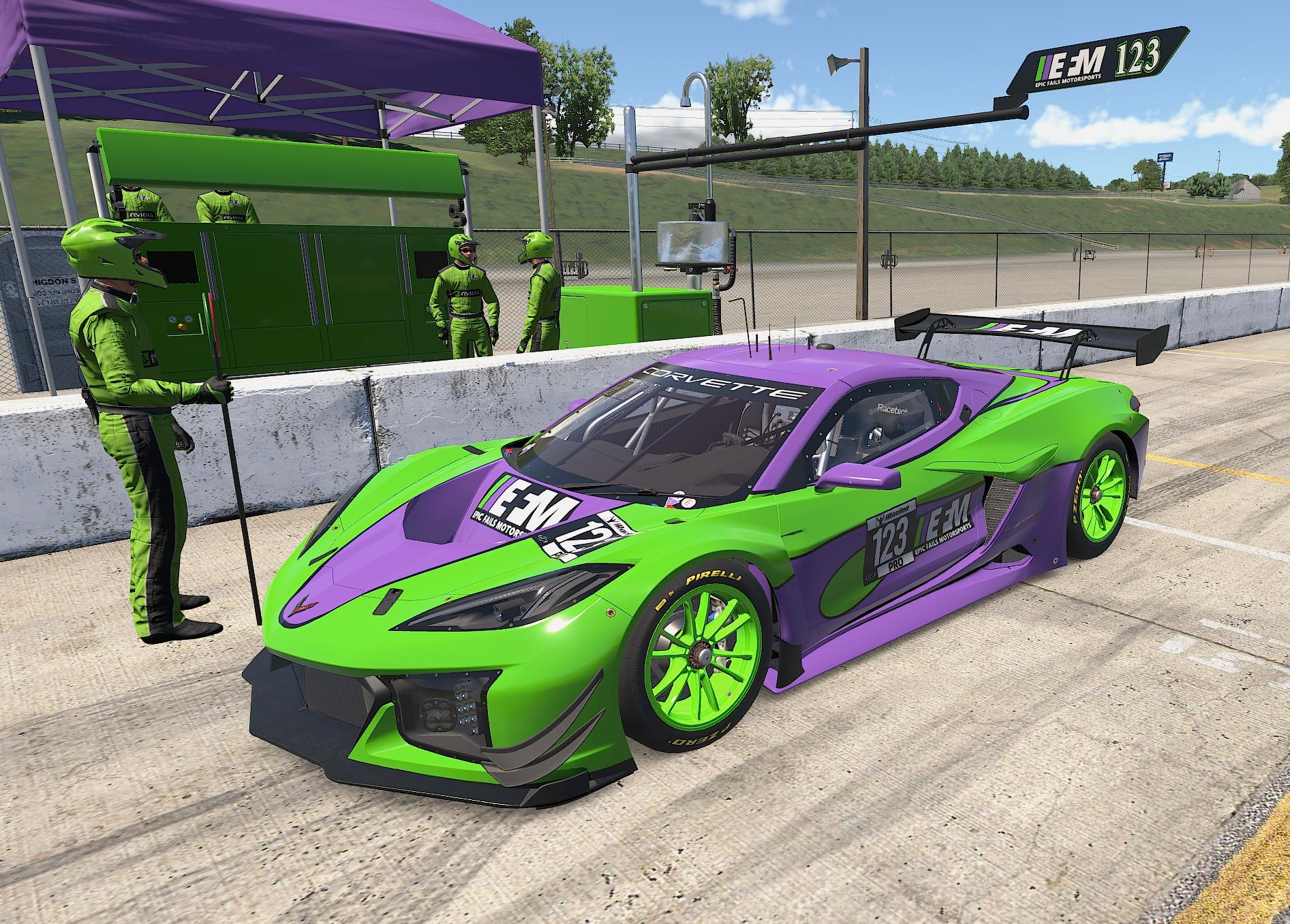 Preview of Chevrolet Corvette Z06 GT3.R - Epic Fails Motorsports - 2025-10 - v1 - Standard Decals by Jacob Klein