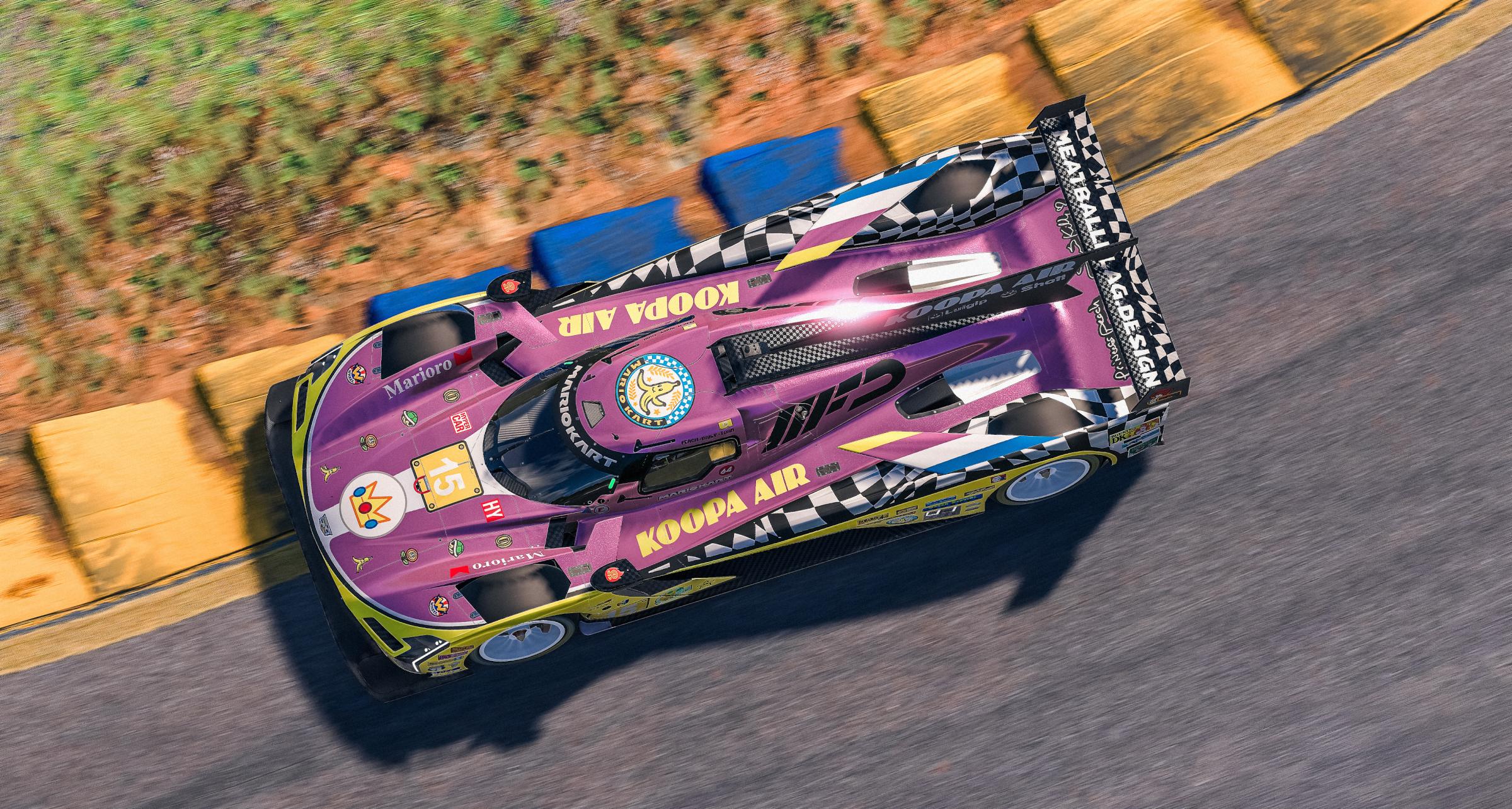 Preview of Mario Kart | Princess Peach Endurance Team | Cadillac GTP by Anthony Zych
