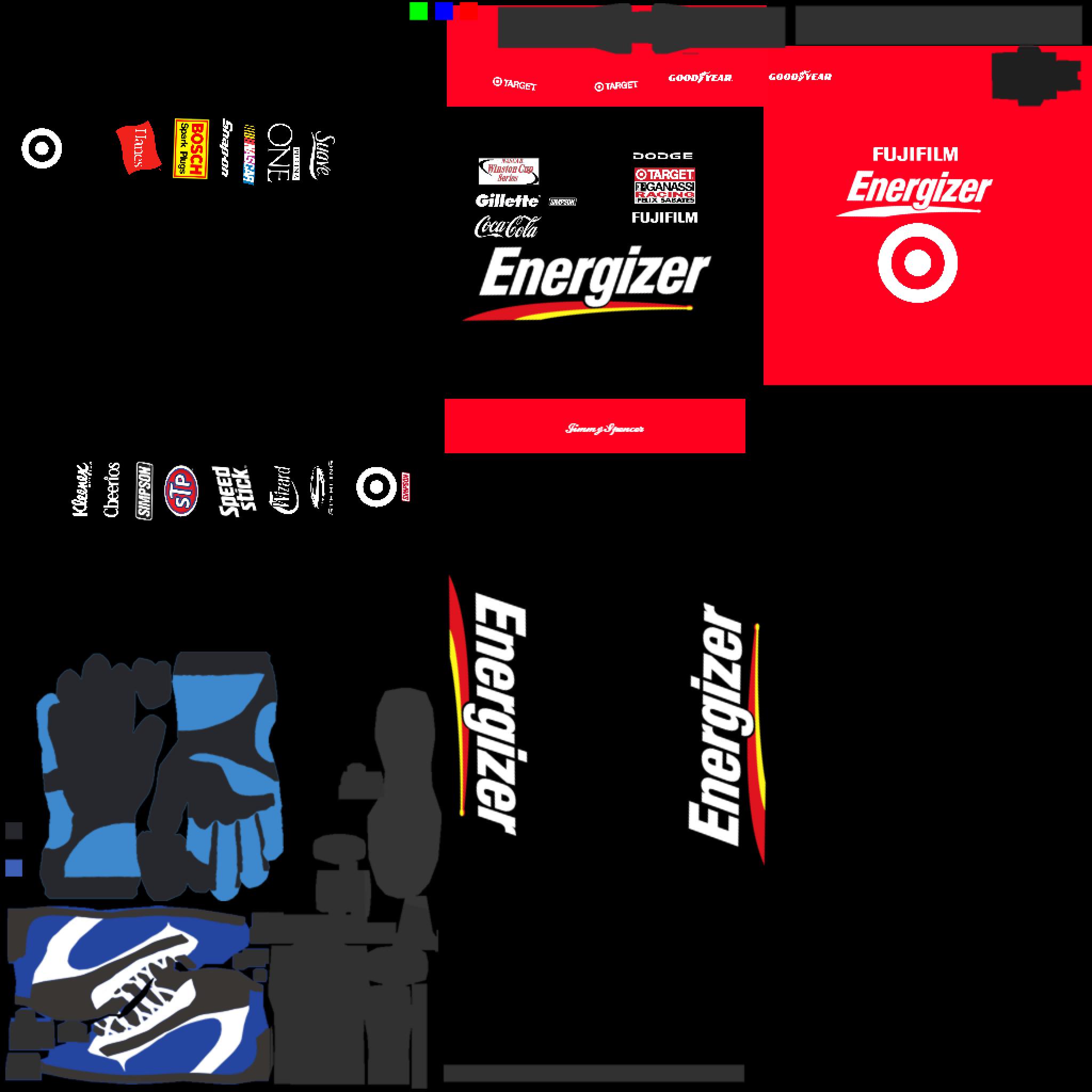 Preview of Jimmy Spencer 2002 Energizer / Target firesuit 2002 Protection One 400 by Brenden Broberg