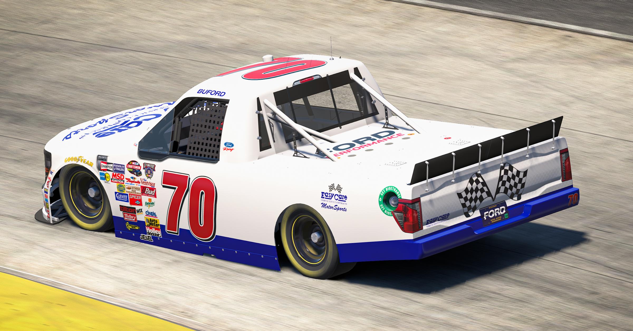 Preview of 1998 #70 Joey Buford EasyCare Motorsports Ford F150 Truck Replica by Pedro S Melo