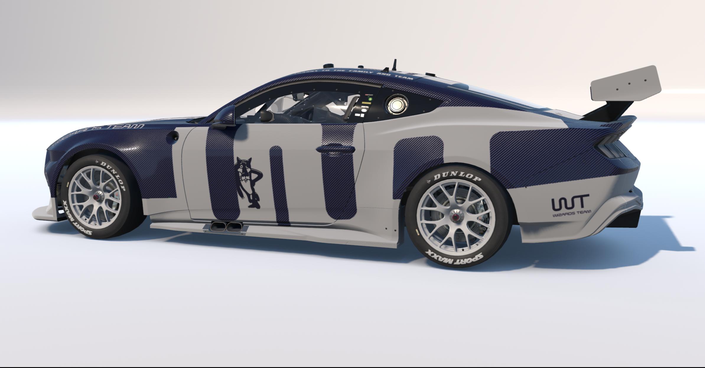 Preview of Supercars Ford Mustang Gen 3 WT Blue Carbon by Igor Shirokov