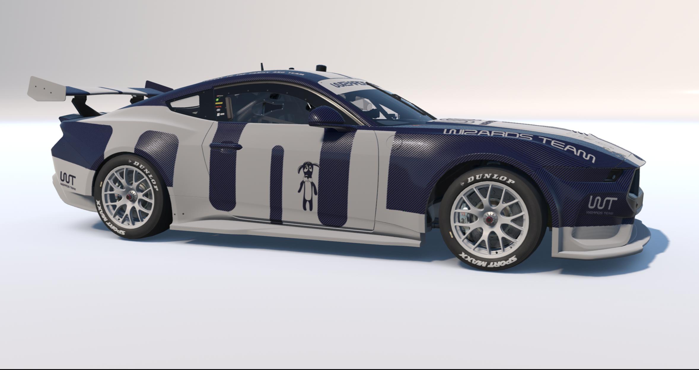 Preview of Supercars Ford Mustang Gen 3 WT Blue Carbon by Igor Shirokov
