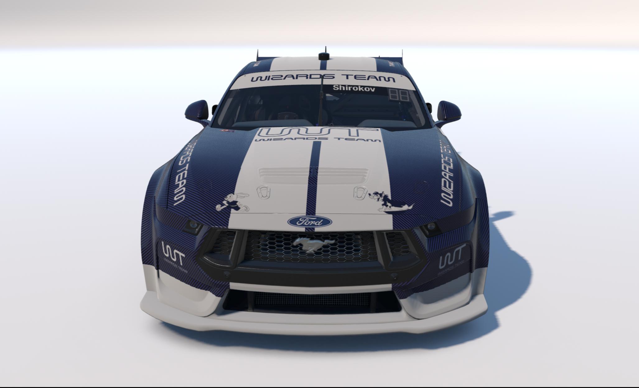 Preview of Supercars Ford Mustang Gen 3 WT Blue Carbon by Igor Shirokov