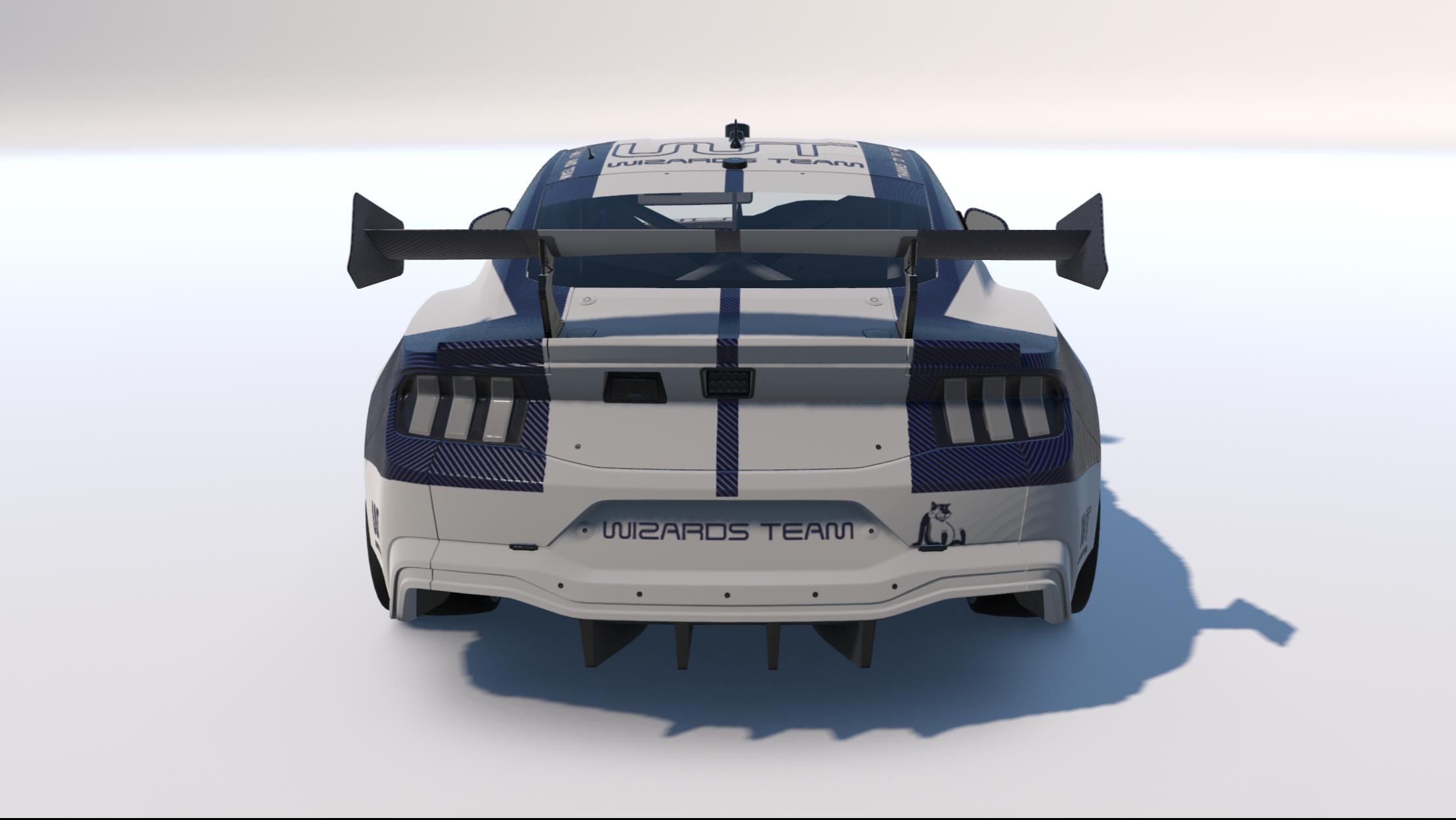 Preview of Supercars Ford Mustang Gen 3 WT Blue Carbon by Igor Shirokov