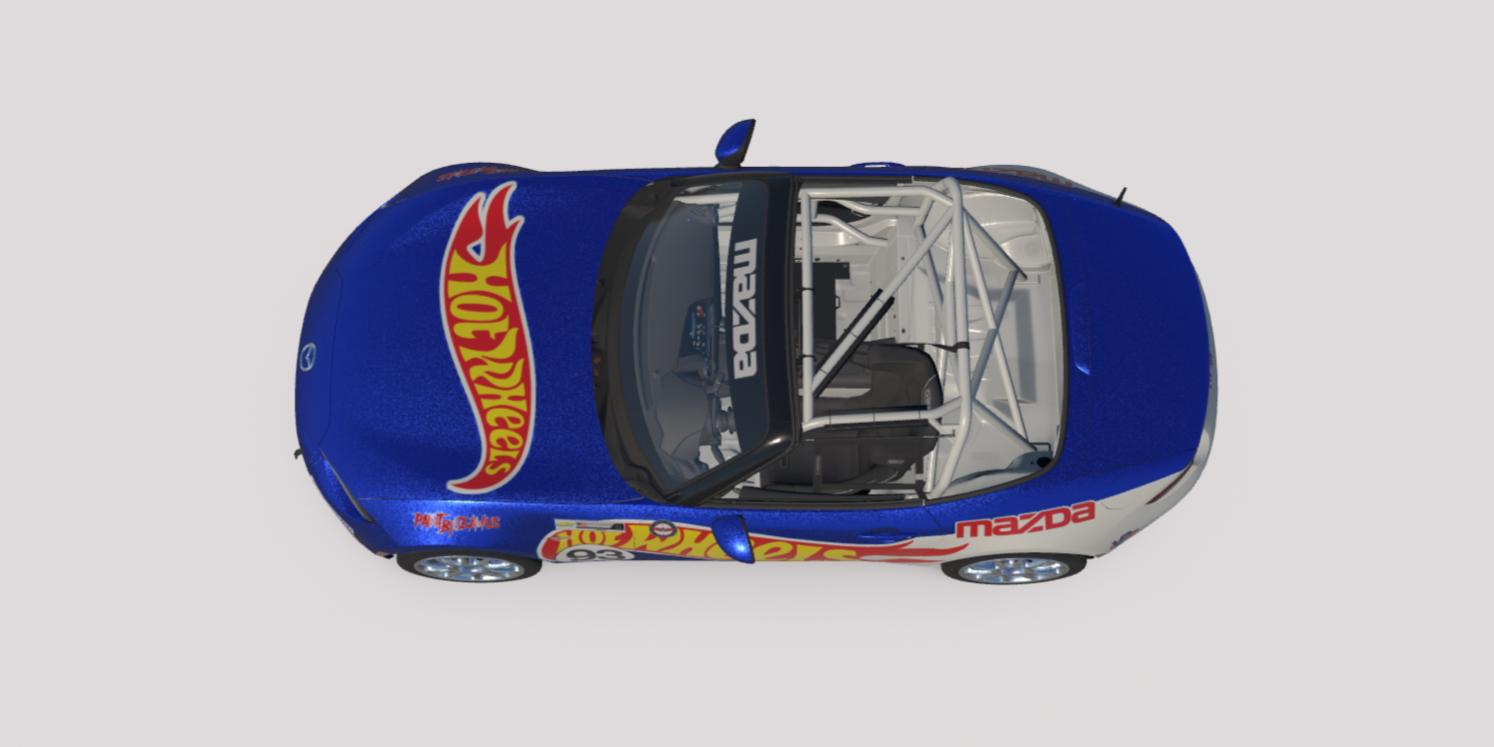 Preview of Hotwheels livery for MX-5 Cup by Clyde Simmons