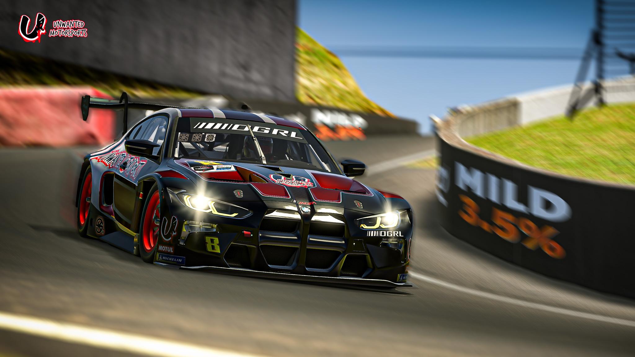 Preview of BMW M4 GT3 Unwanted Motorsports Chrome red by James Santoyo