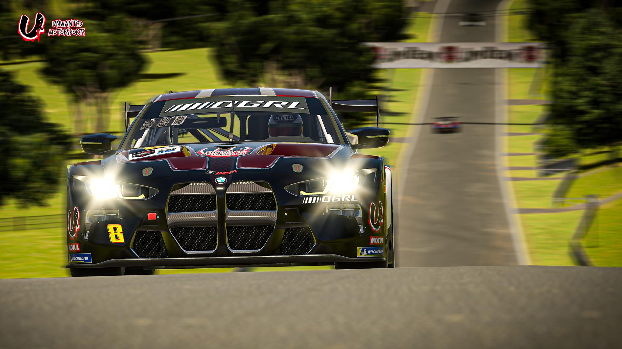 Preview of BMW M4 GT3 Unwanted Motorsports Chrome red by James Santoyo