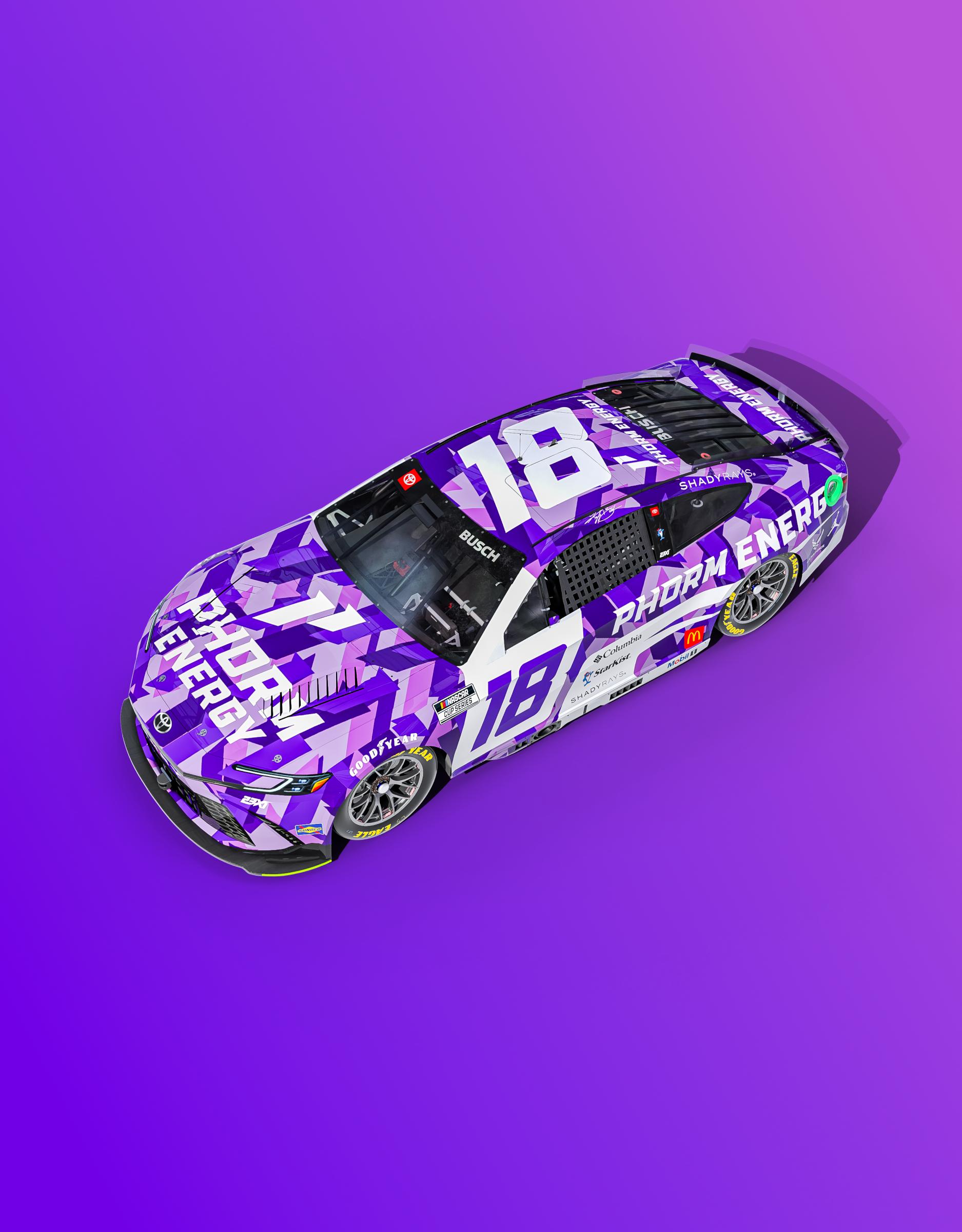 Preview of  Kyle Busch 23XI 1st Phorm Concept (Purple)  by Carson W Lucas