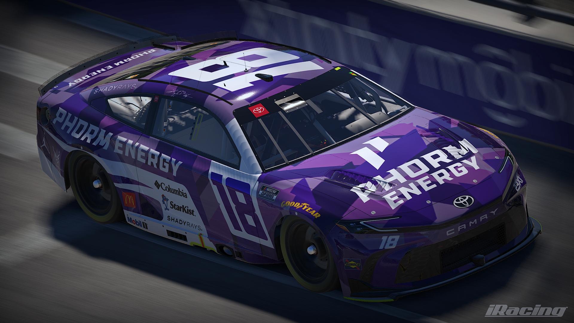 Preview of  Kyle Busch 23XI 1st Phorm Concept (Purple)  by Carson W Lucas
