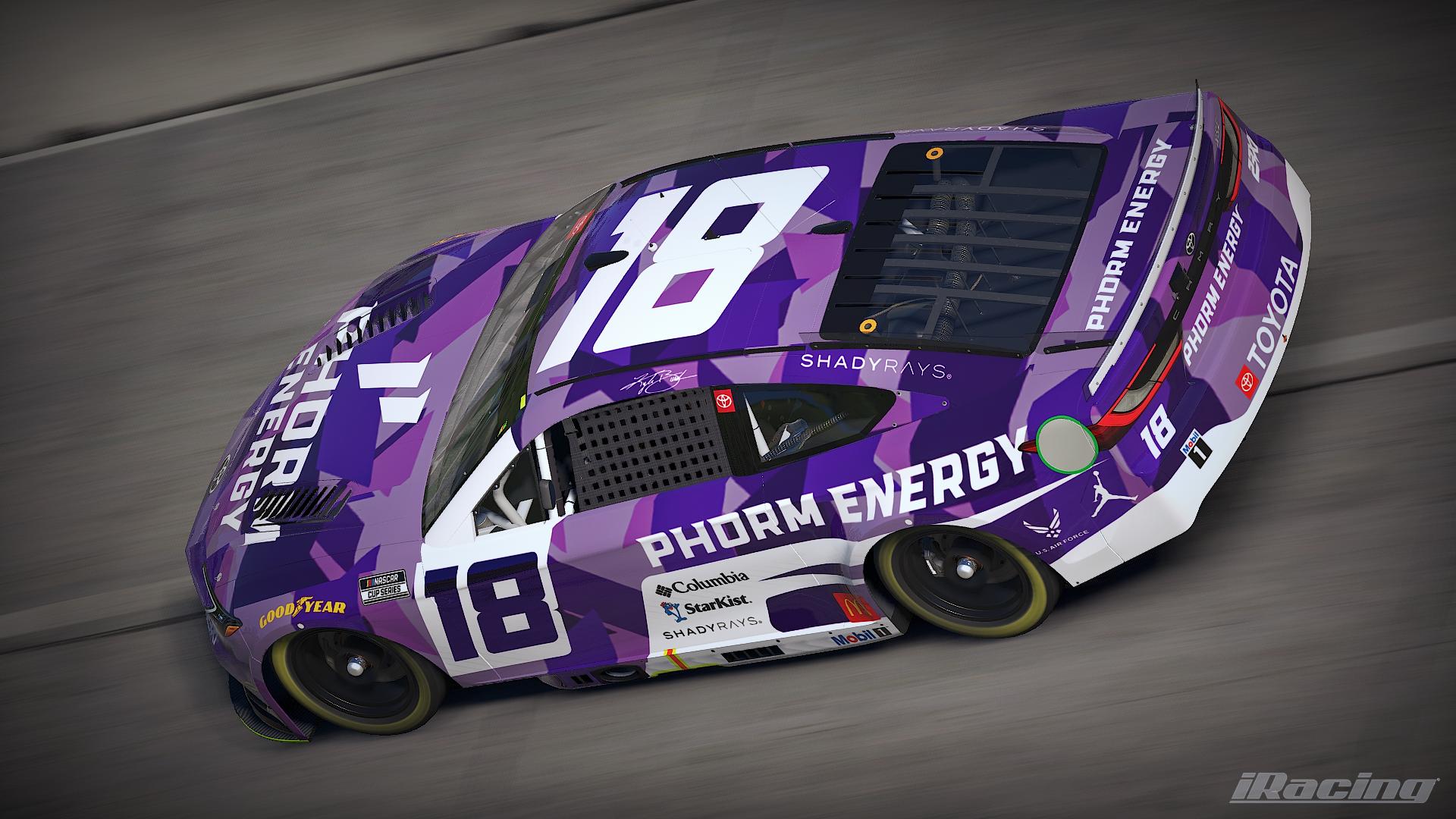 Preview of  Kyle Busch 23XI 1st Phorm Concept (Purple)  by Carson W Lucas