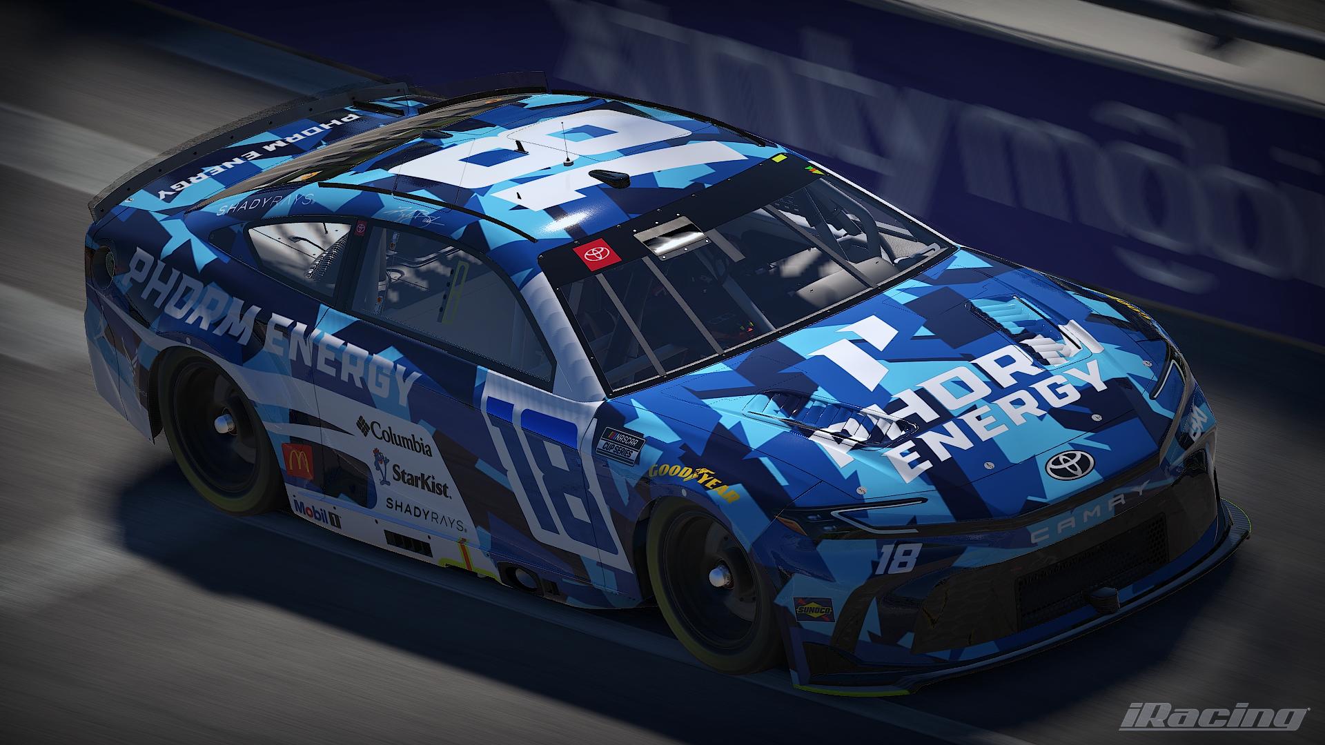 Preview of  Kyle Busch 23XI 1st Phorm Concept (Blue)  by Carson W Lucas