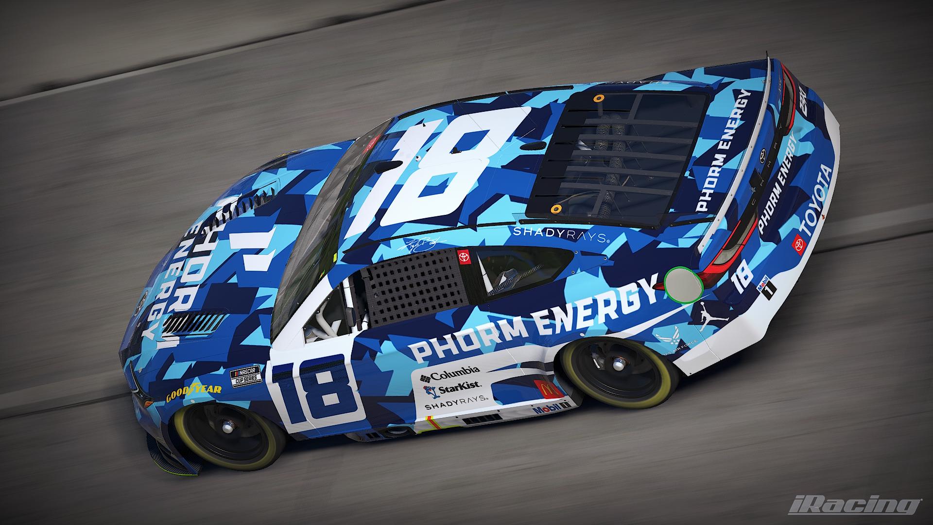 Preview of  Kyle Busch 23XI 1st Phorm Concept (Blue)  by Carson W Lucas