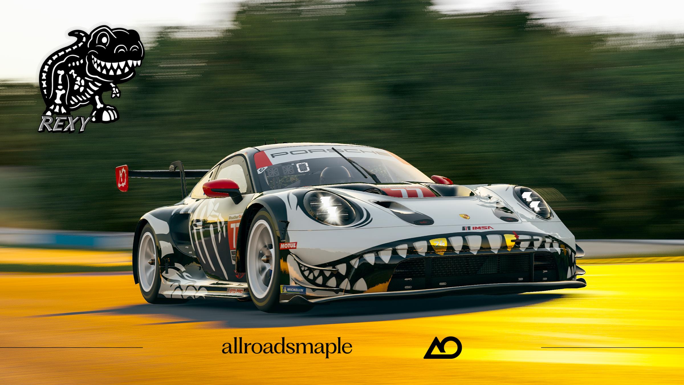 Preview of 2025 AO Racing IMSA GTD Pro #77 - Skeleton Rexy by Patryk A.