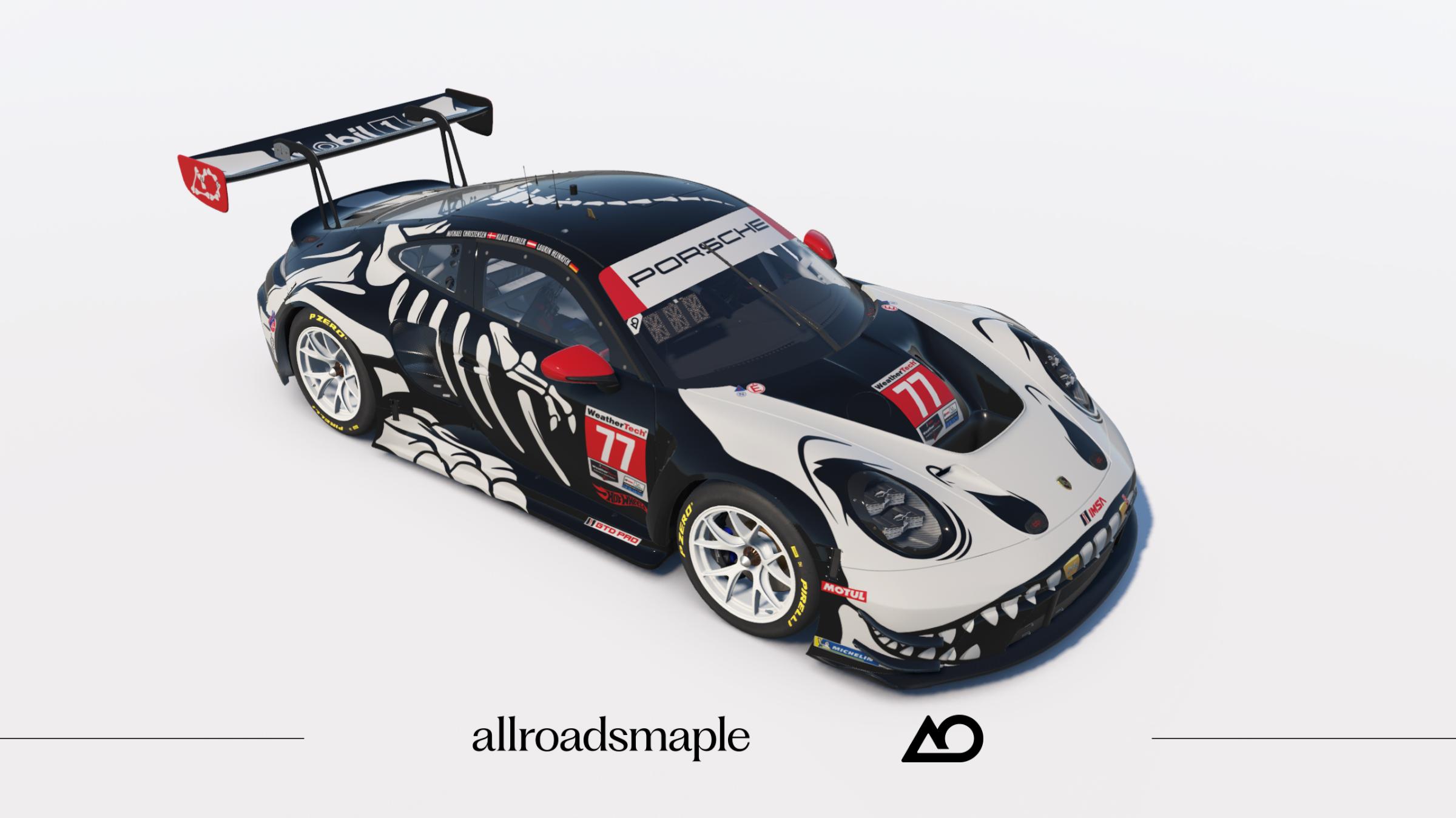 Preview of 2025 AO Racing IMSA GTD Pro #77 - Skeleton Rexy by Patryk A.