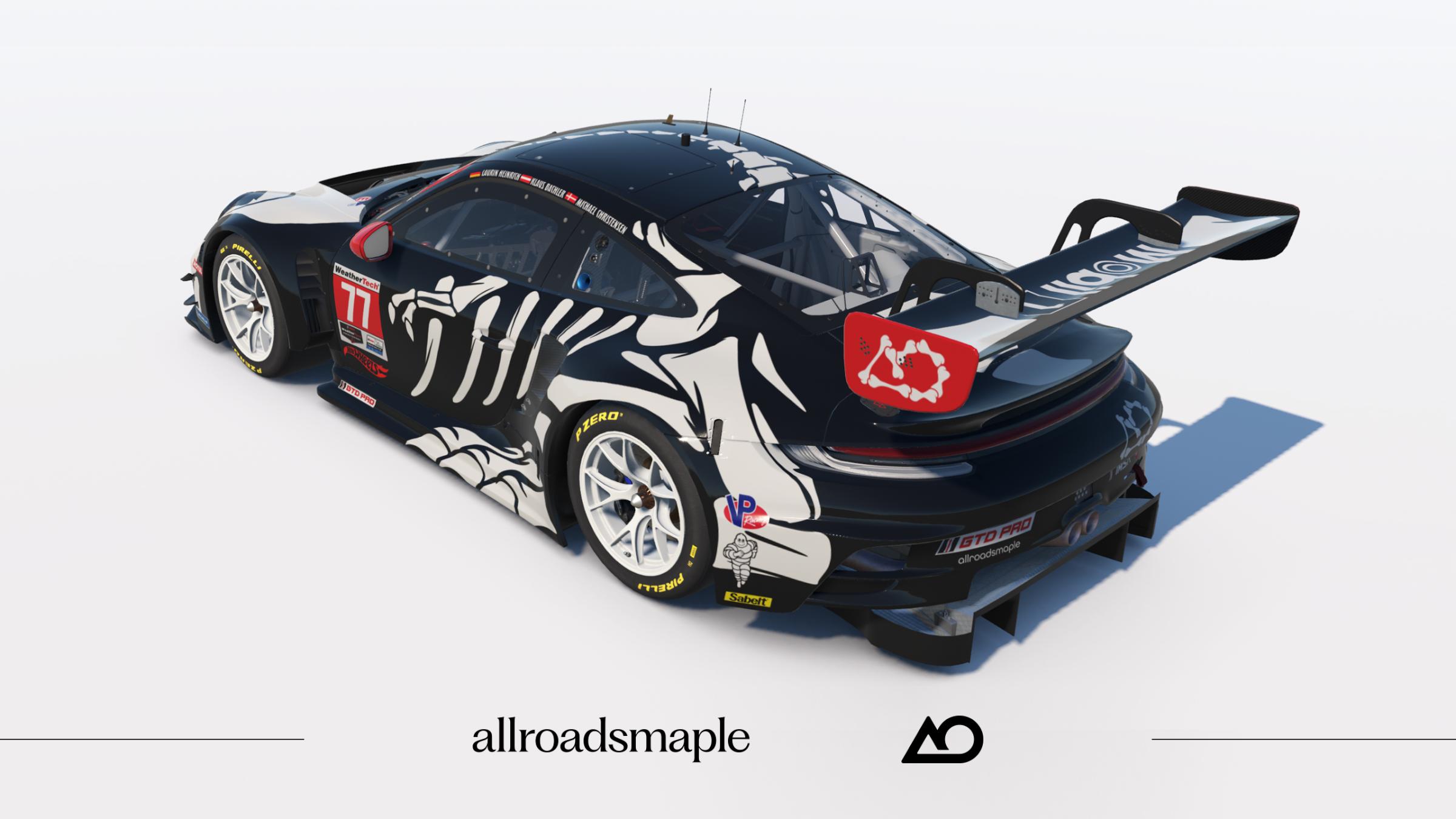 Preview of 2025 AO Racing IMSA GTD Pro #77 - Skeleton Rexy by Patryk A.