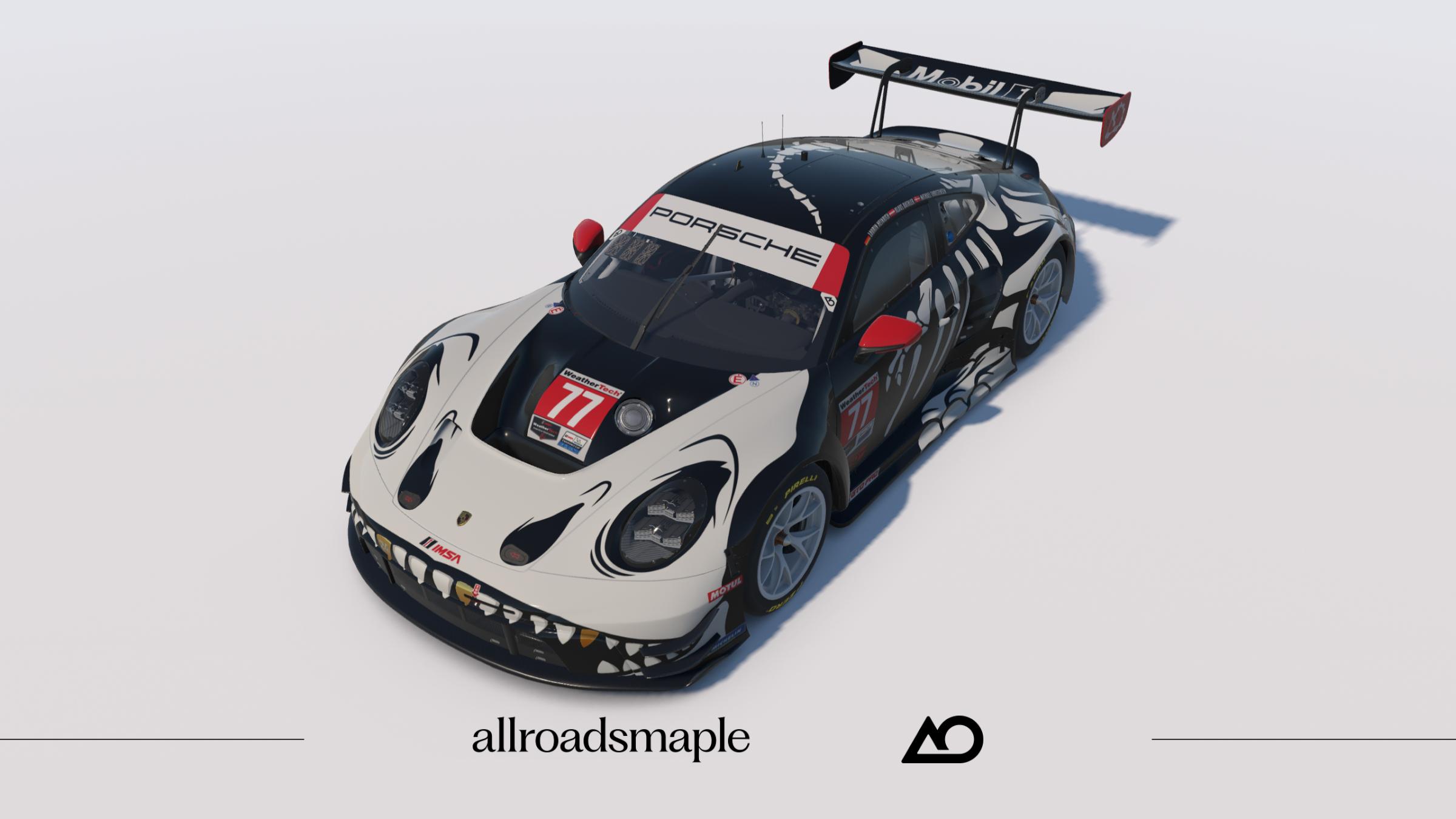 Preview of 2025 AO Racing IMSA GTD Pro #77 - Skeleton Rexy by Patryk A.