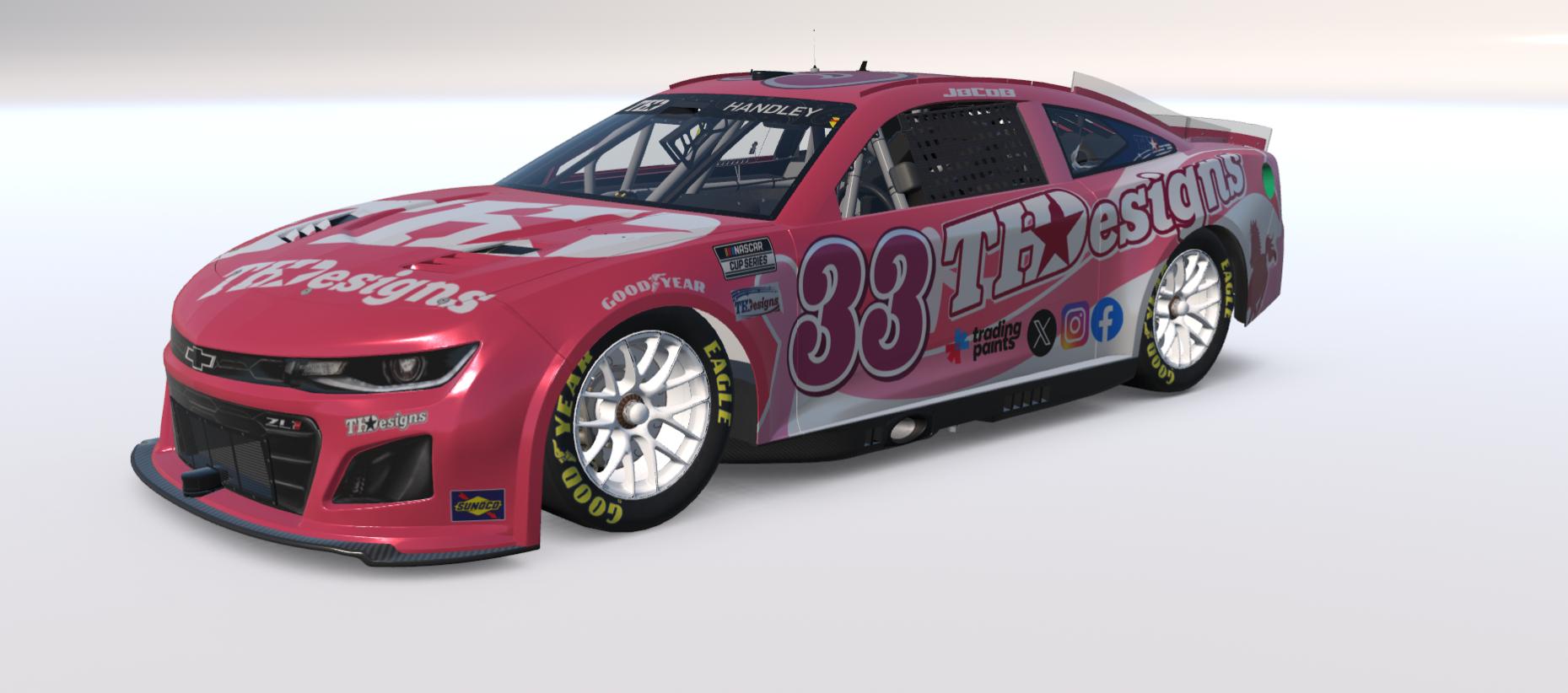 Preview of #33 - Jacob Clarino - TH Designs / Breast Cancer Awareness - FedEx Cup Series by Teejay Handley