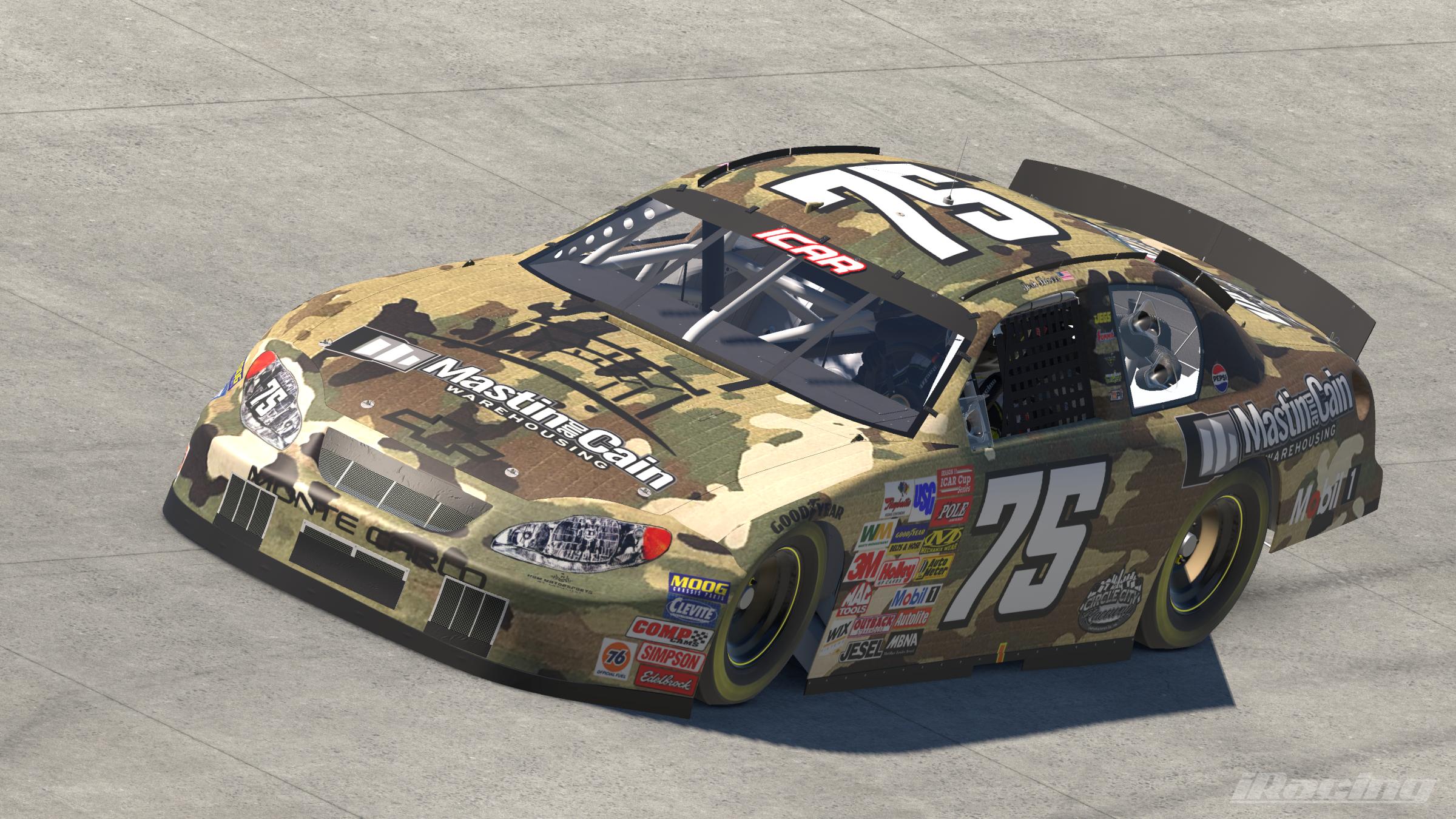 Preview of Josh Divers #75 ICAR Mastin and Cain Warehousing Dover Patriotic Scheme by Kendrick Hom