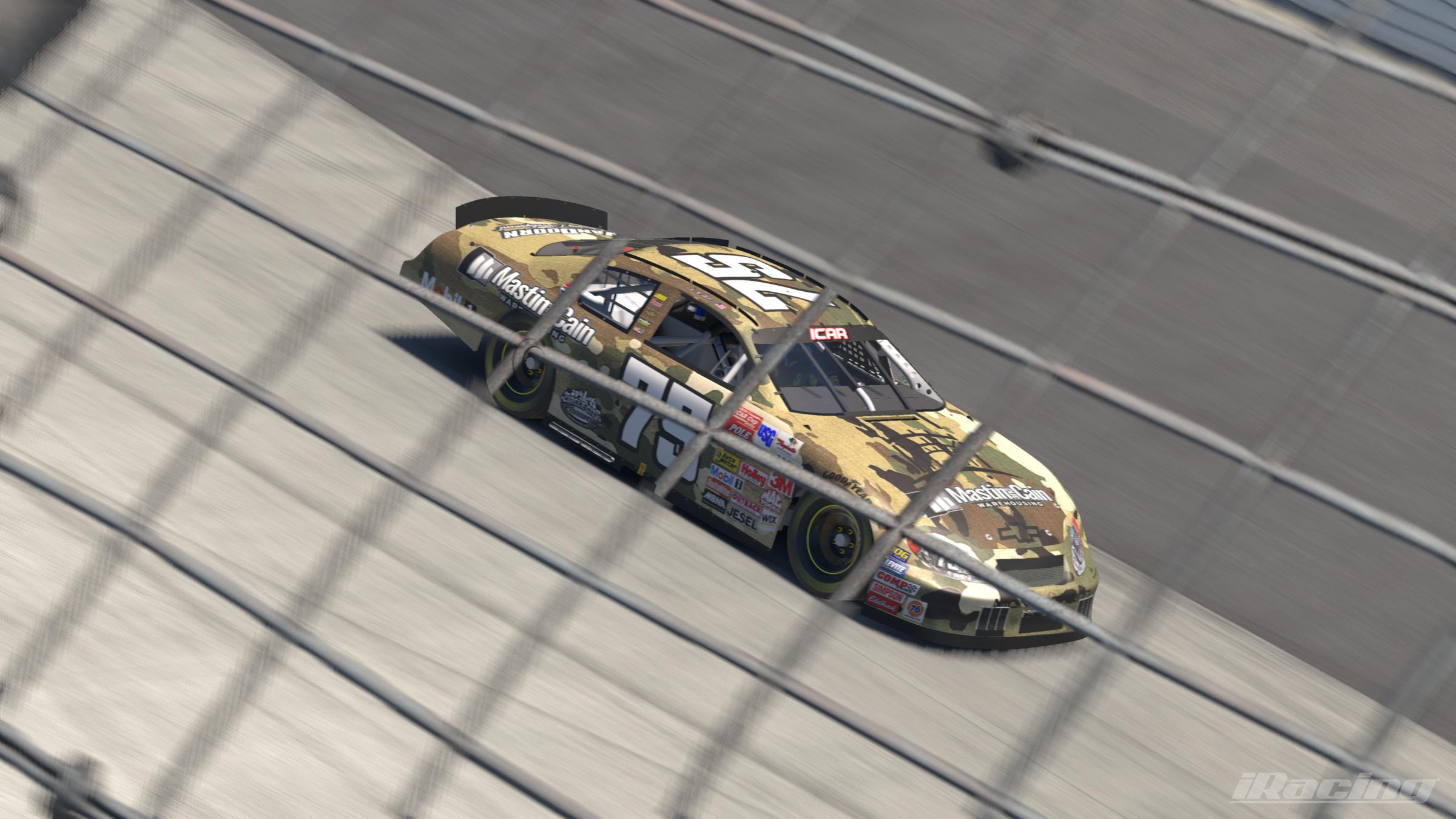 Preview of Josh Divers #75 ICAR Mastin and Cain Warehousing Dover Patriotic Scheme by Kendrick Hom