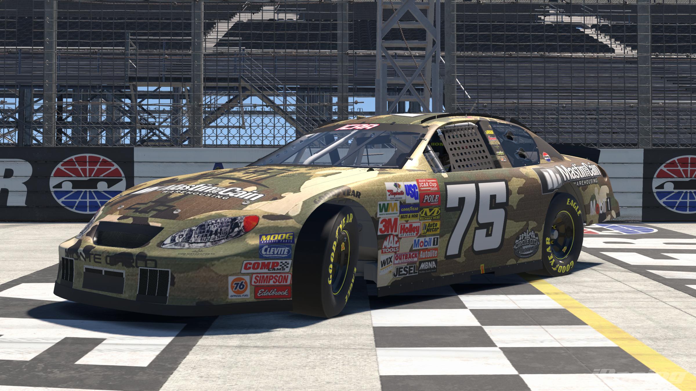 Preview of Josh Divers #75 ICAR Mastin and Cain Warehousing Dover Patriotic Scheme by Kendrick Hom