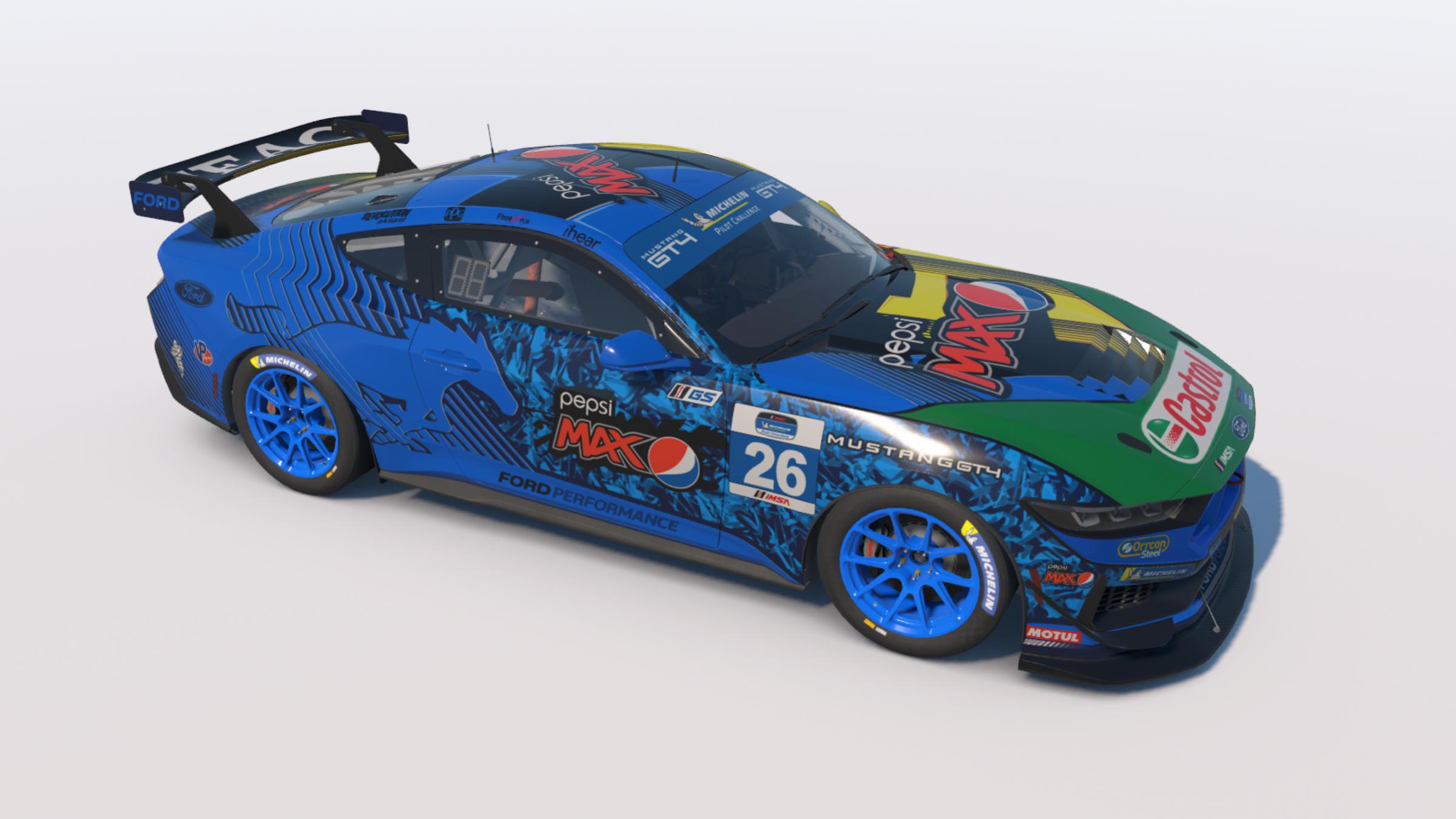 Preview of Pepsi Max Mustang Frosty by Paul Metcalfe