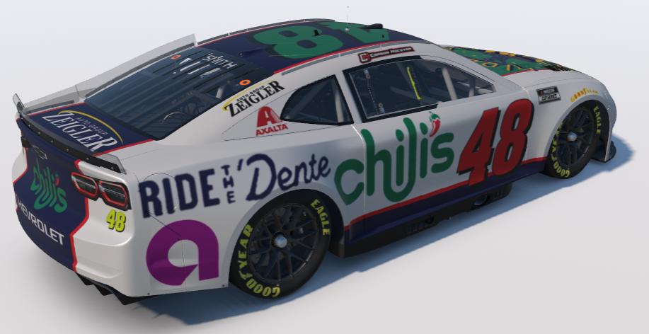 Preview of Carson Hocevar #48 Chilis concept by Sam D Smith