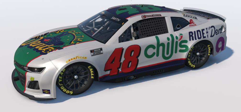 Preview of Carson Hocevar #48 Chilis concept by Sam D Smith