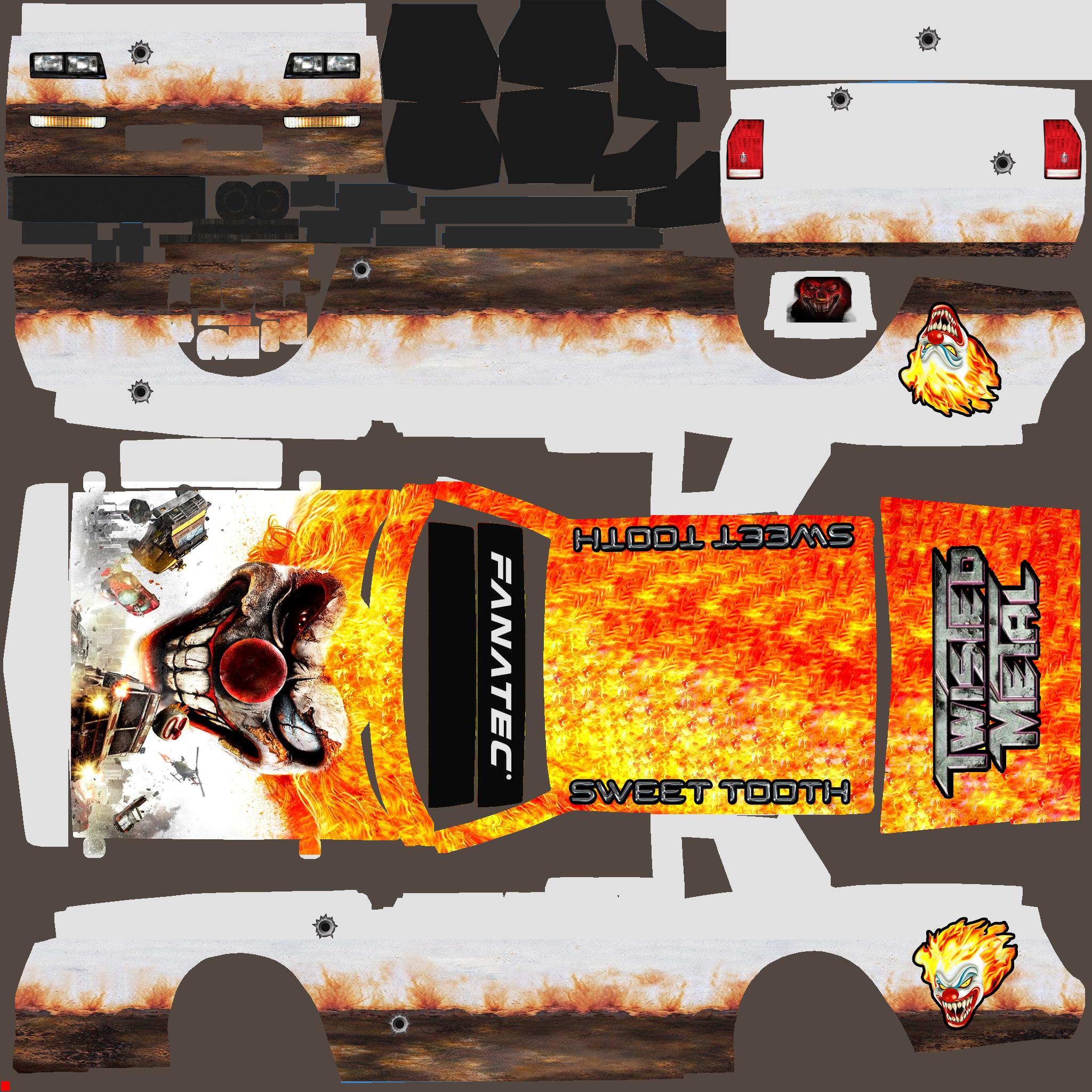 Preview of Sweet Tooth flaming head by Billy Kuyoth