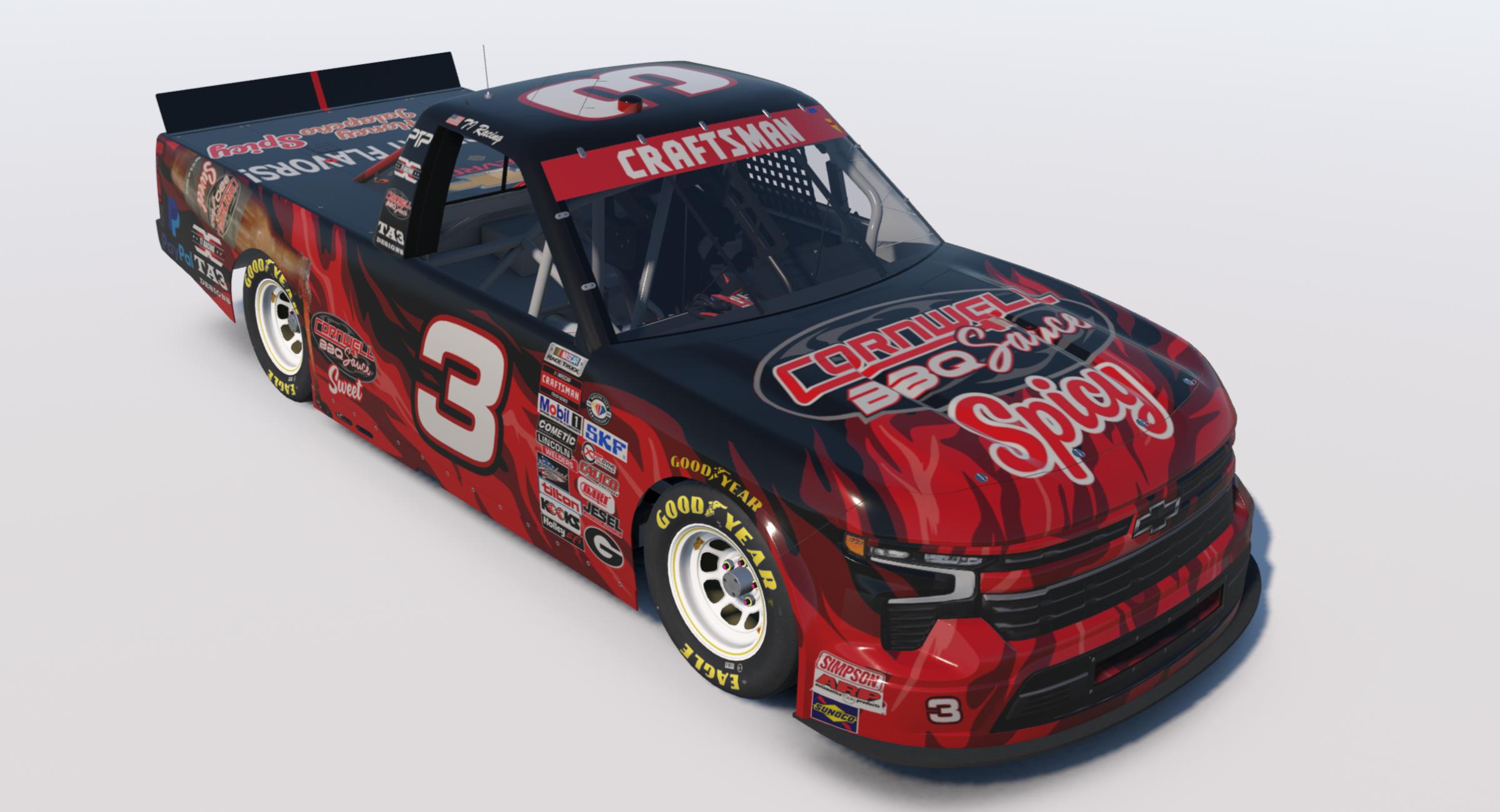 Preview of Cornwell Spicy BBQ Sauce Silverado by Timothy Abrell