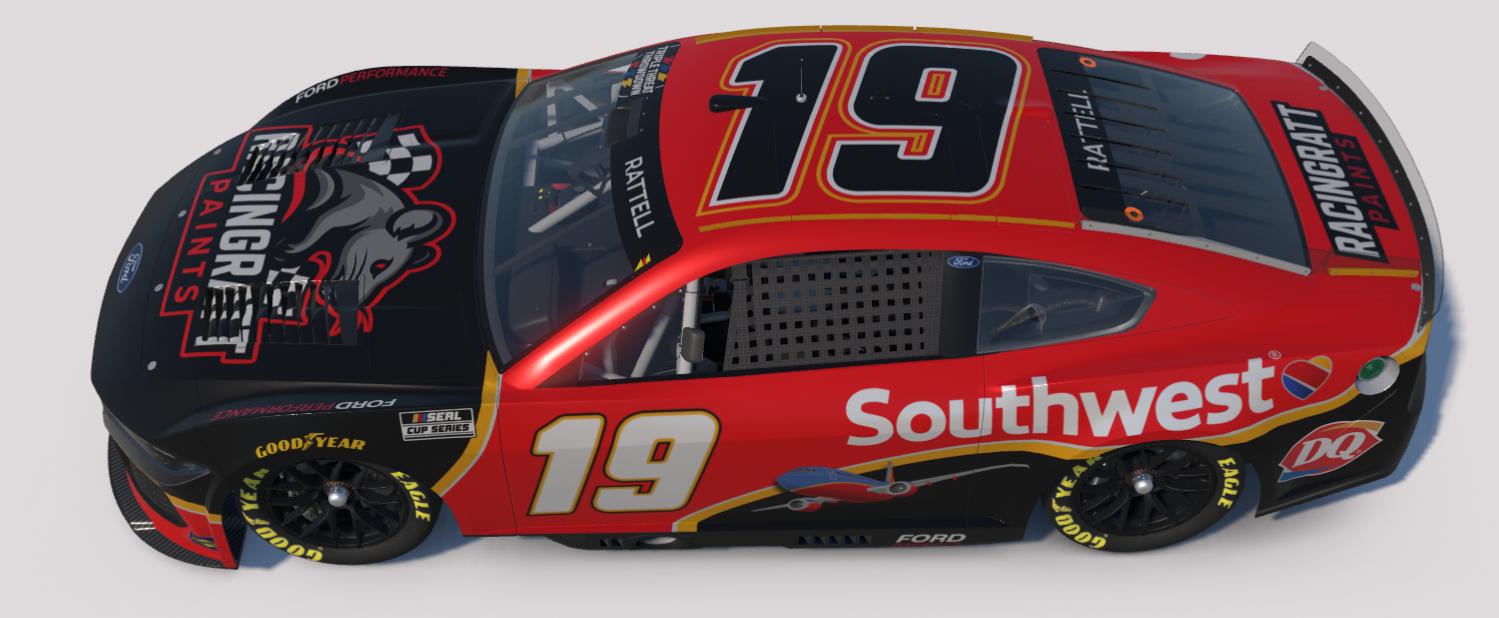 Preview of #19 Southwest/RacingRatt Paints Next Gen Ford Mustang by Andrew Rattell