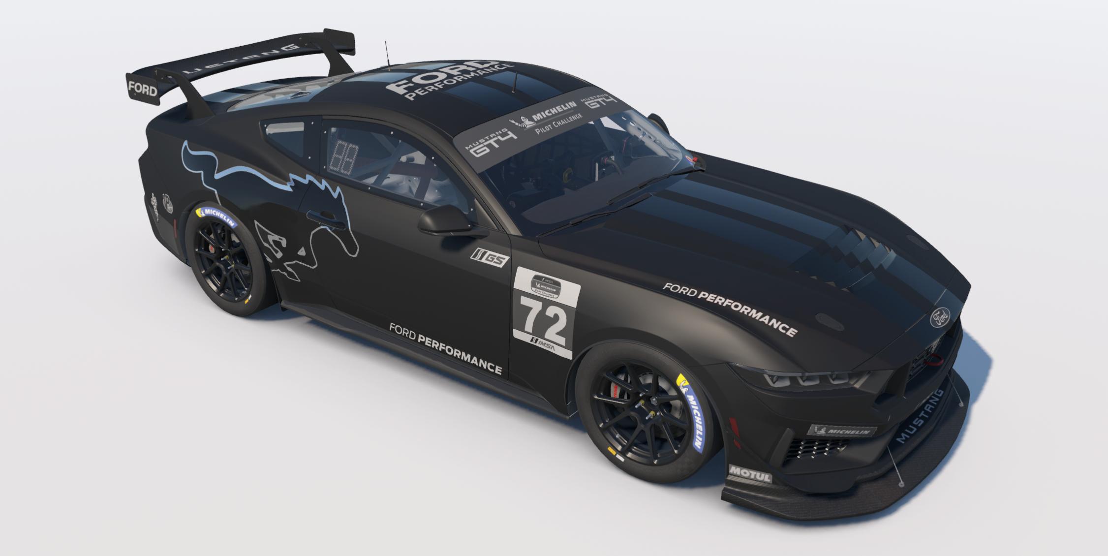 Preview of Ford Mustang GT4 Blackout by Greg Barton