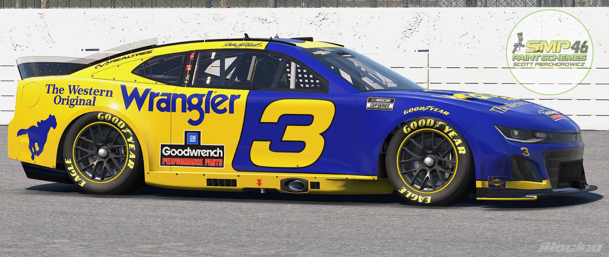 Preview of Dale Earnhardt Wrangler Reverse Fictional NO# by Scott Pierchorowicz