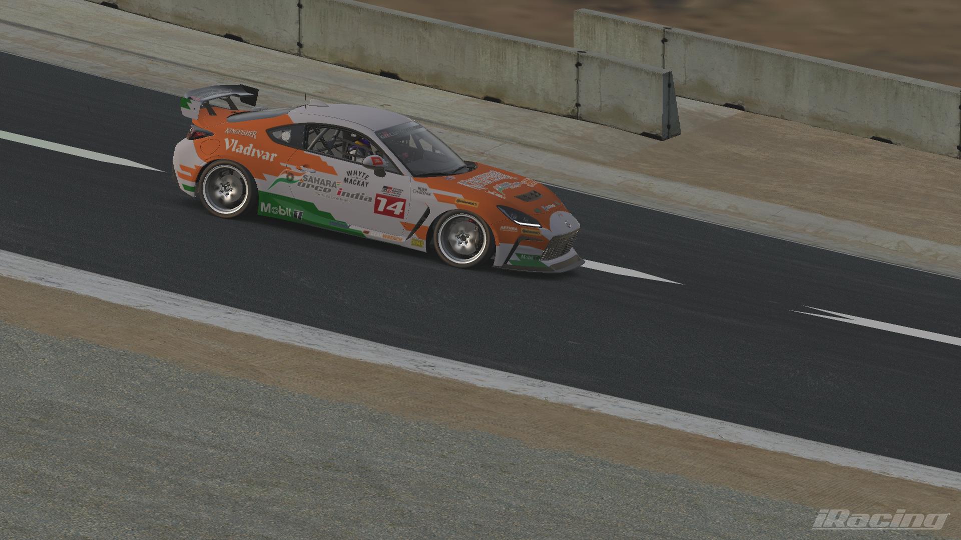 Preview of Sahara Force India Toyota GR86 by Samuel Malone