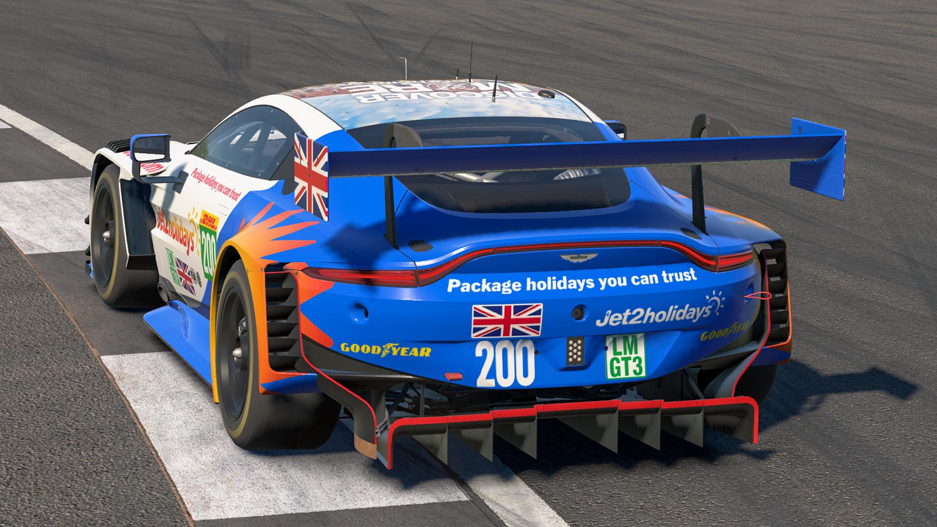 Preview of Jet2 Holidays Aston Martin Vantage GT3 EVO by Jasper De Jong