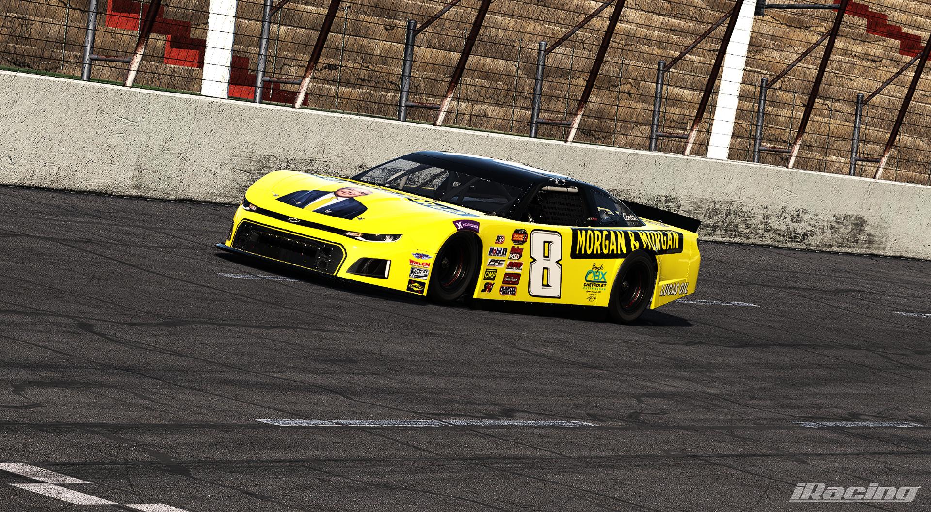 Preview of **FICTIONAL** Kyle Busch Morgan & Morgan LMSC With Number by Rickey Barbrey