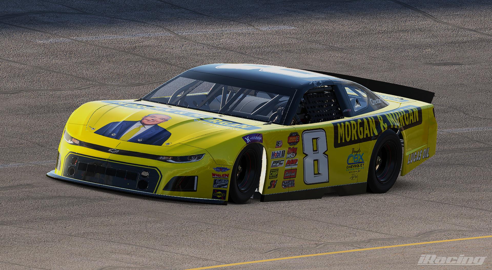 Preview of **FICTIONAL** Kyle Busch Morgan & Morgan LMSC With Number by Rickey Barbrey