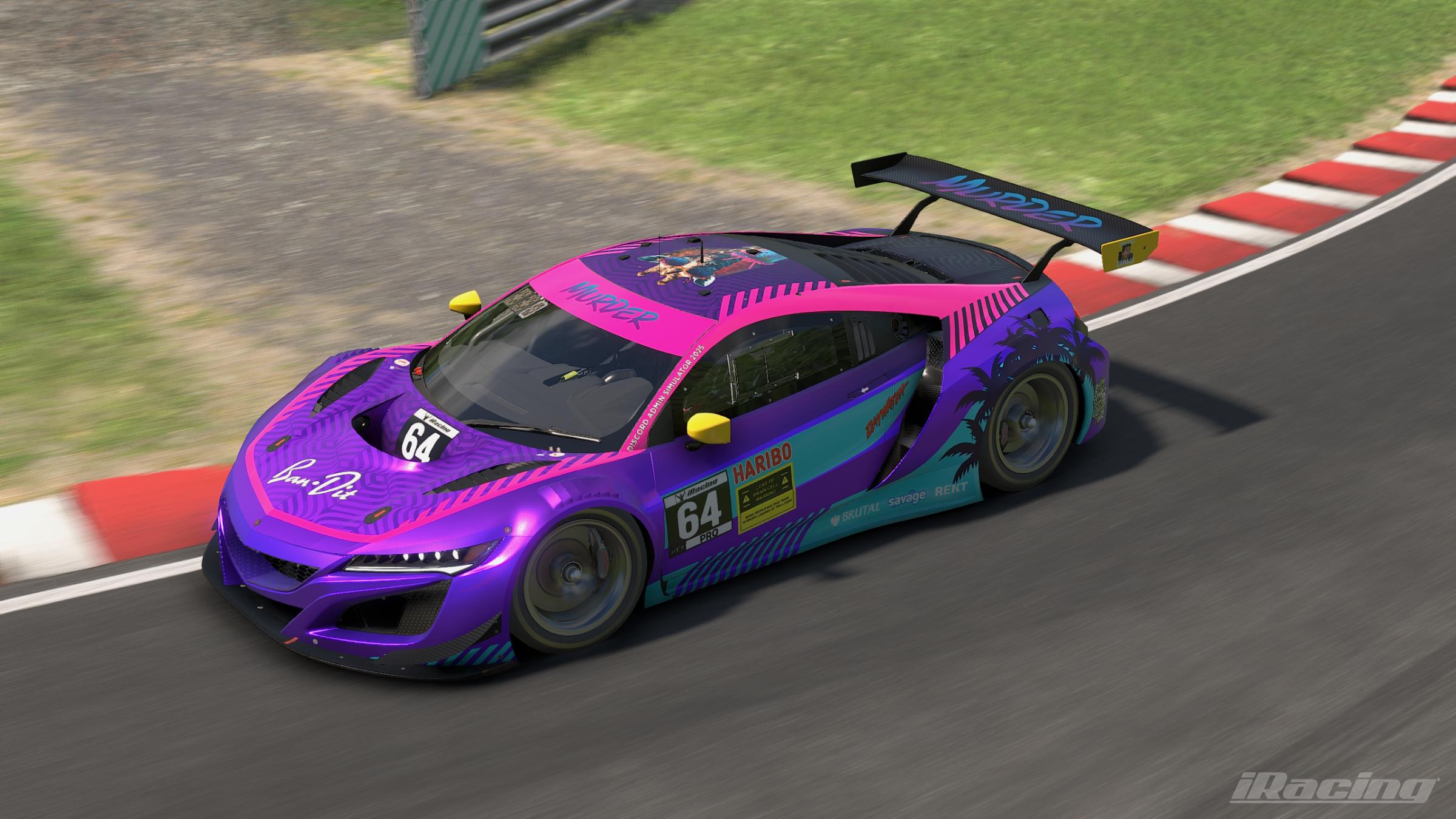 Preview of 2025 M.U.R.D.E.R. Racing official Acura GT3 by Paul R Chaloner