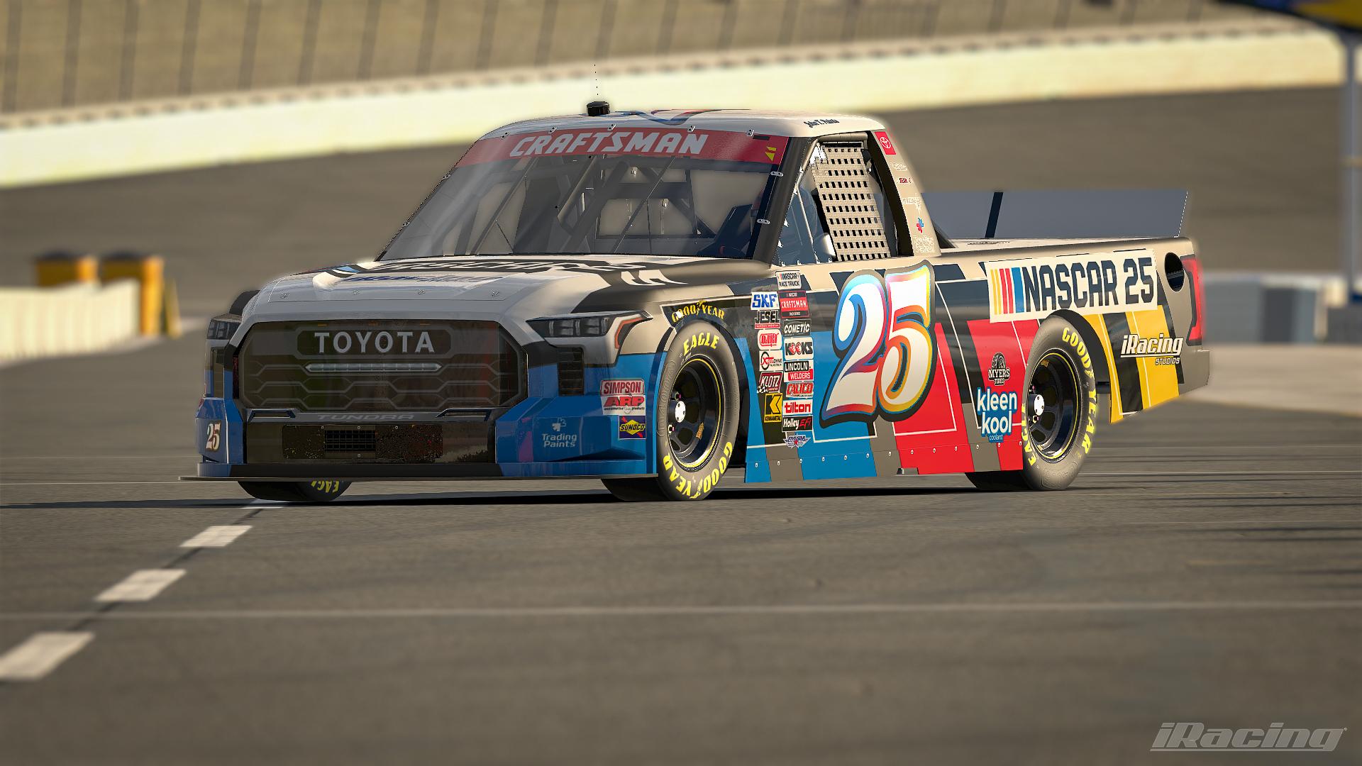 Preview of NASCAR 25 by iRacing Studios Toyota Tundra w/Custom Number by Julian M.