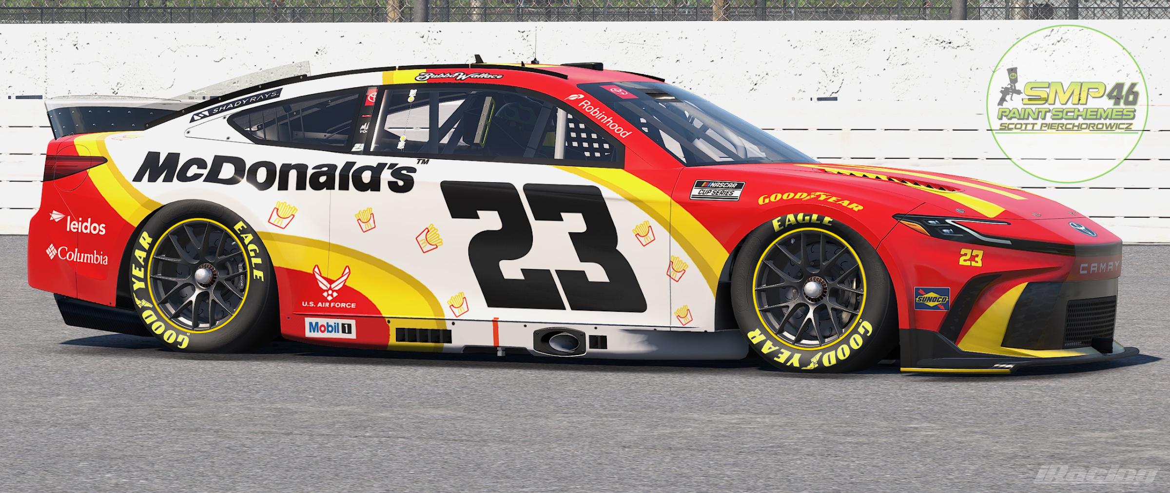 Preview of Bubba Wallace McDonalds Fictional NO# by Scott Pierchorowicz