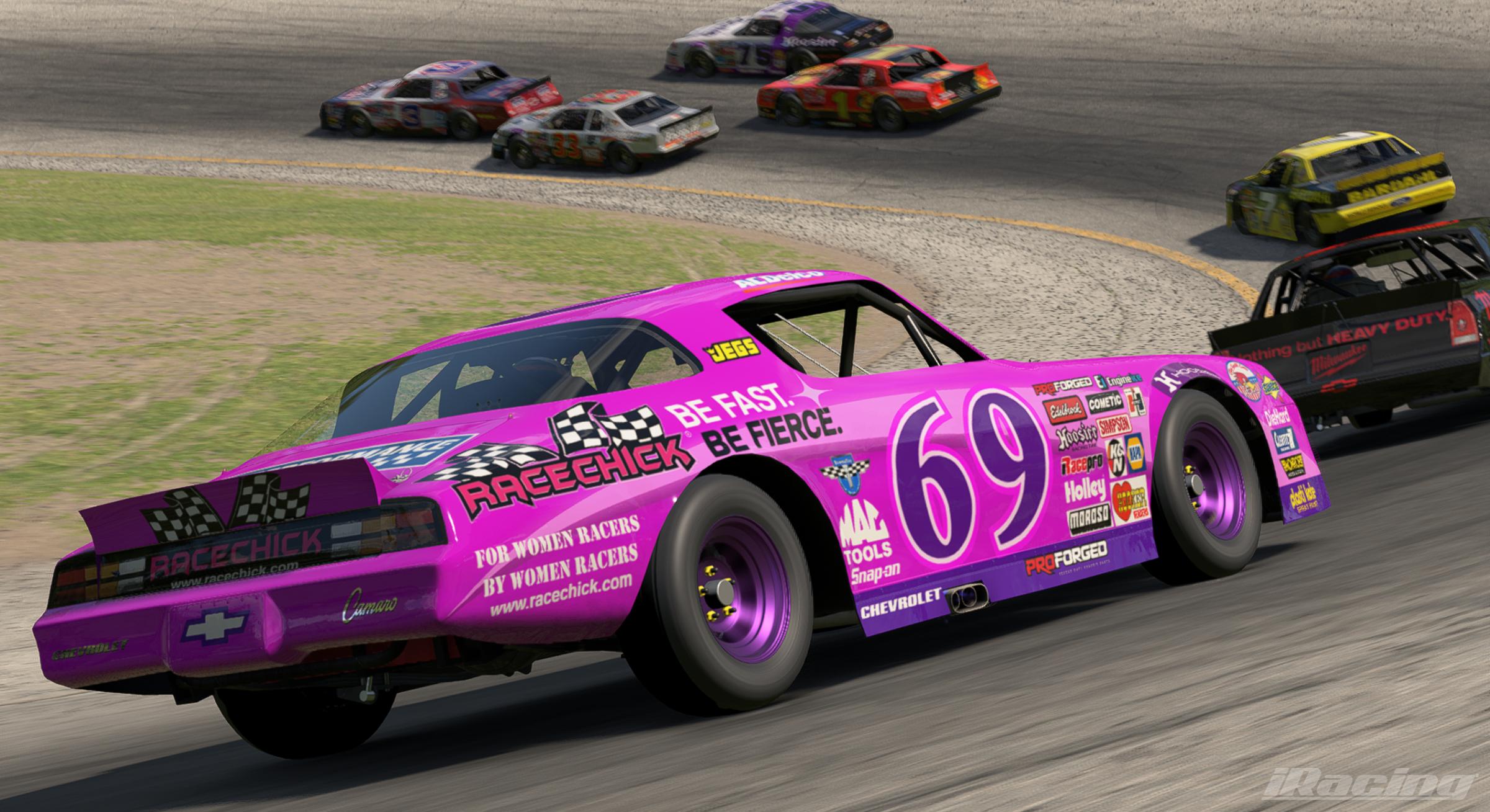Preview of RACE CHICK Chevy Camaro by Robert H.