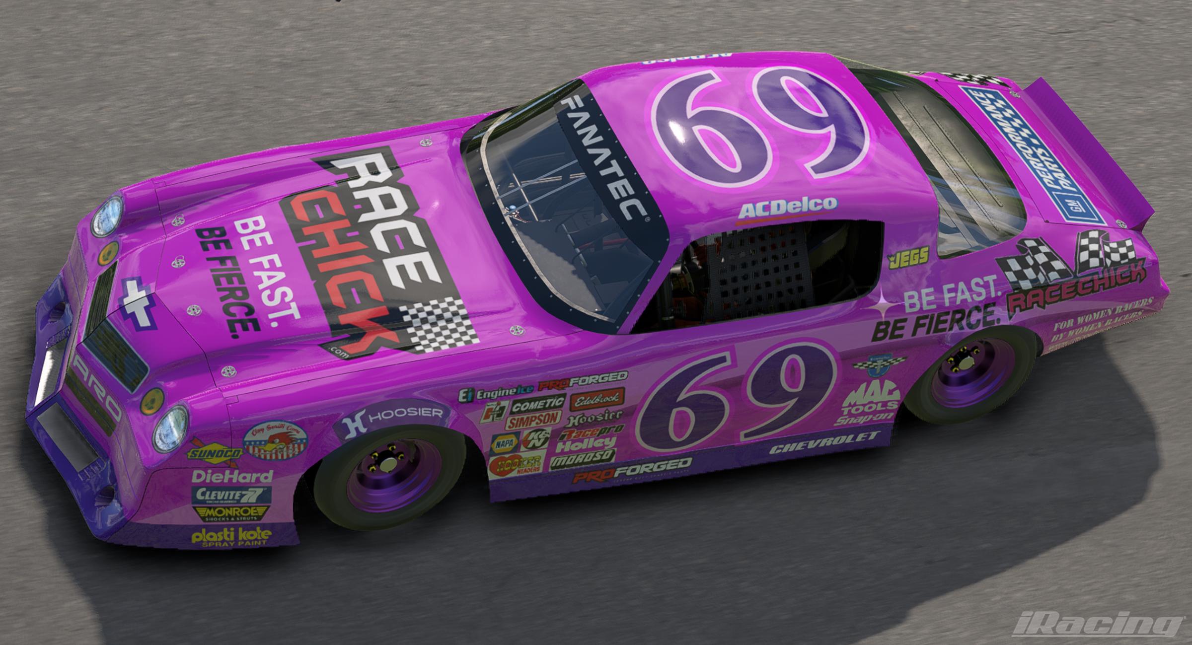 Preview of RACE CHICK Chevy Camaro by Robert H.