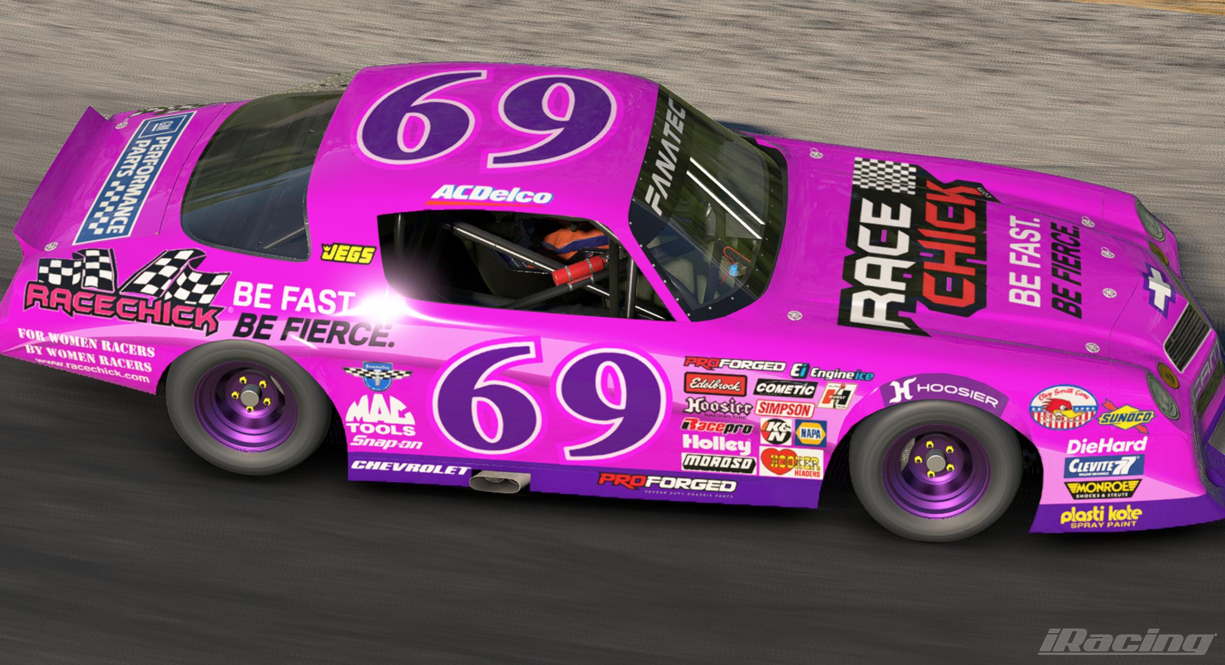 Preview of RACE CHICK Chevy Camaro by Robert H.