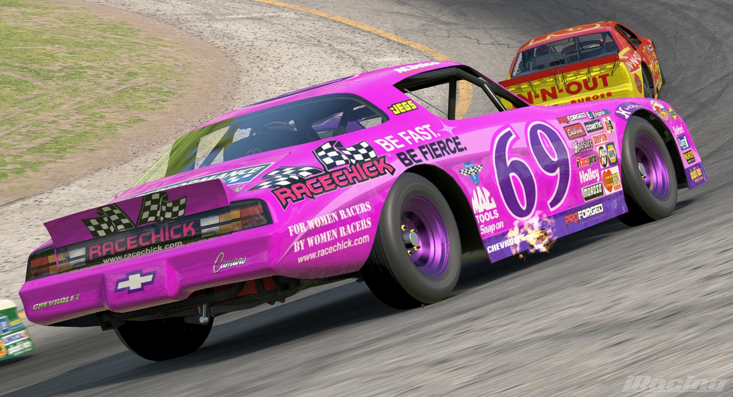 Preview of RACE CHICK Chevy Camaro by Robert H.