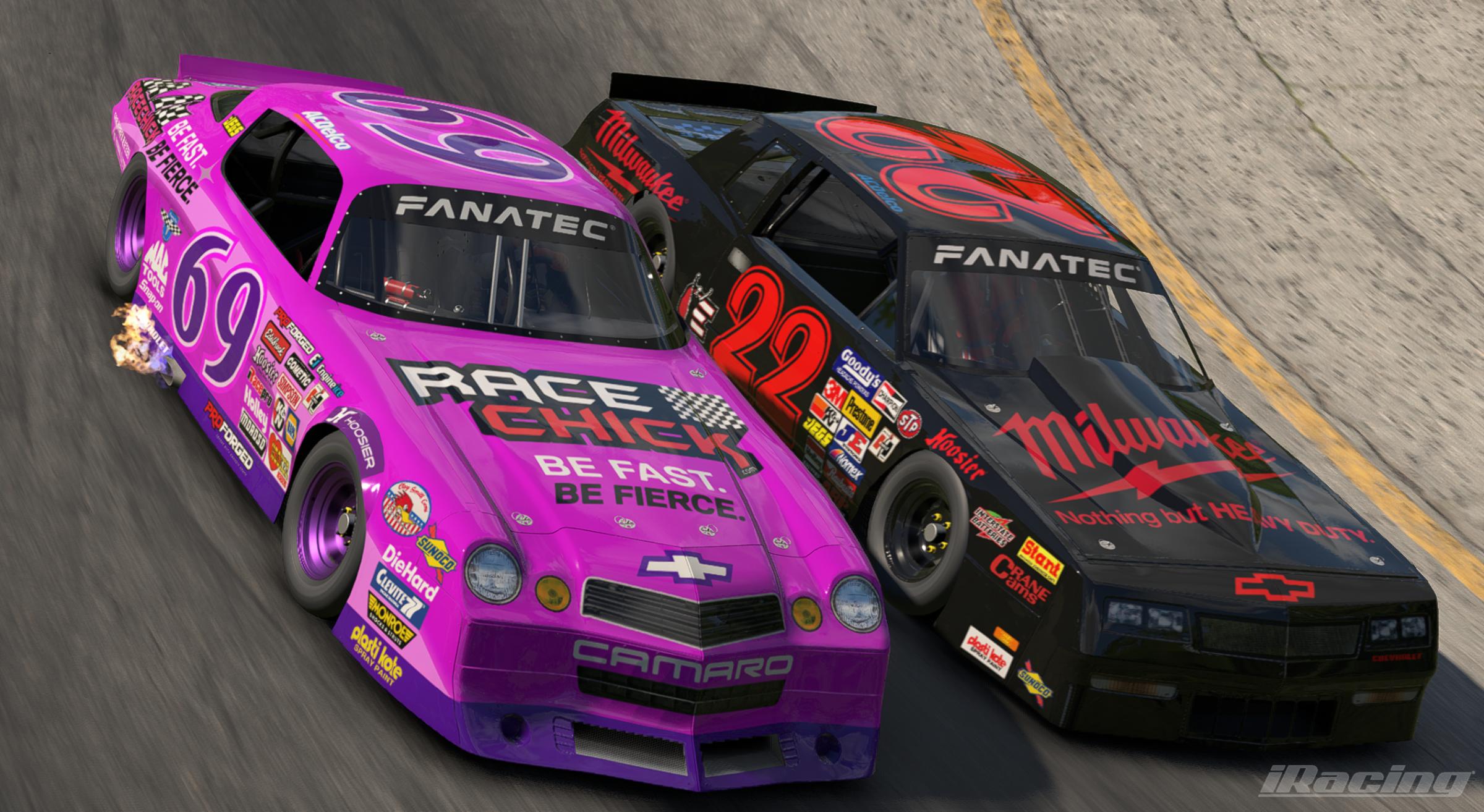 Preview of RACE CHICK Chevy Camaro by Robert H.
