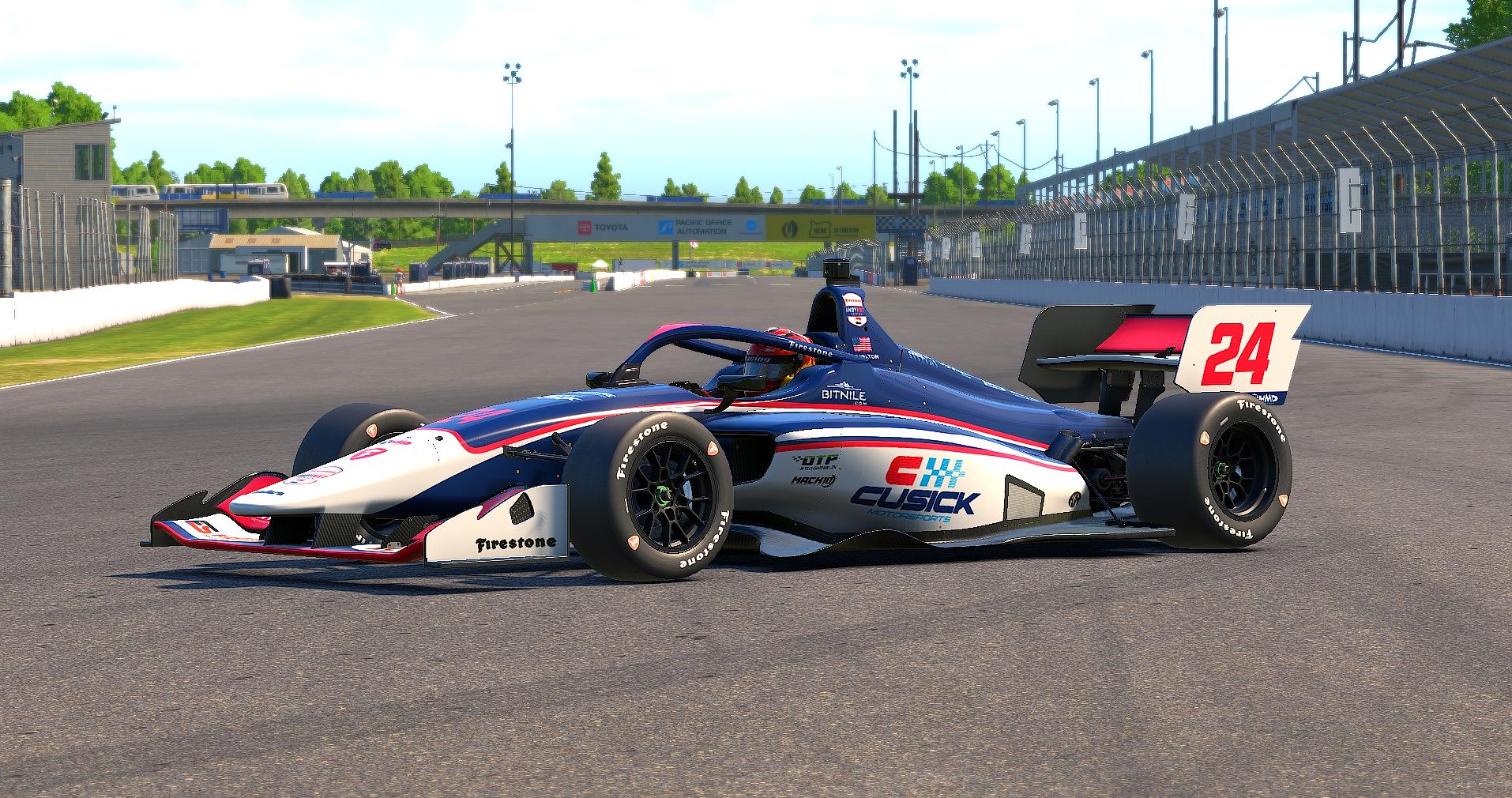 Preview of Davey Hamilton Jr. Cusick Motorsports No # by Gavin Hibbs2