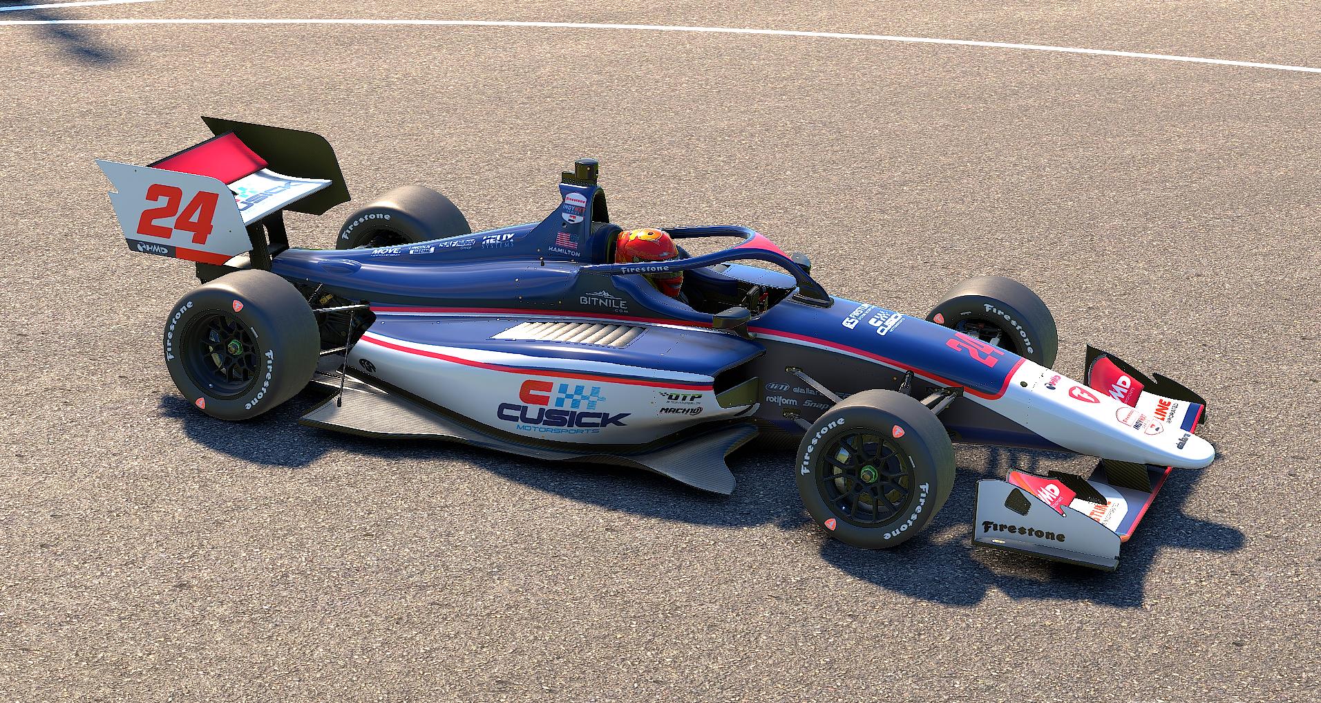 Preview of Davey Hamilton Jr. Cusick Motorsports No # by Gavin Hibbs2