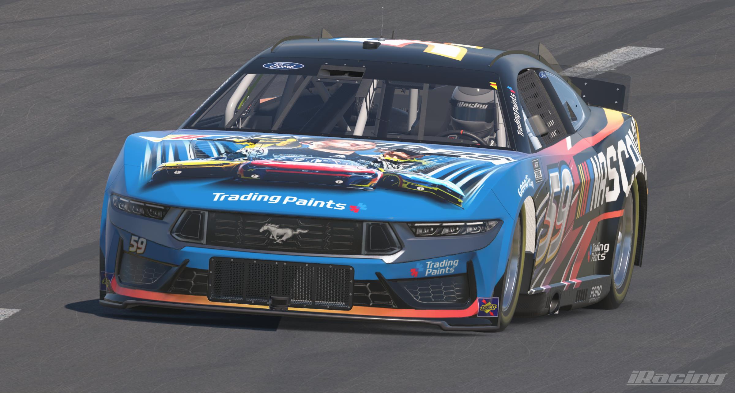 Preview of NASCAR 25 Ford Mustang Sim-stamped by James Budd