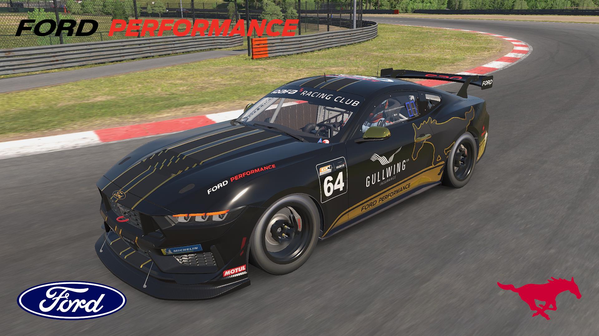 Preview of Ford Mustang GT4 - Black & Gold by Brian Mccaig