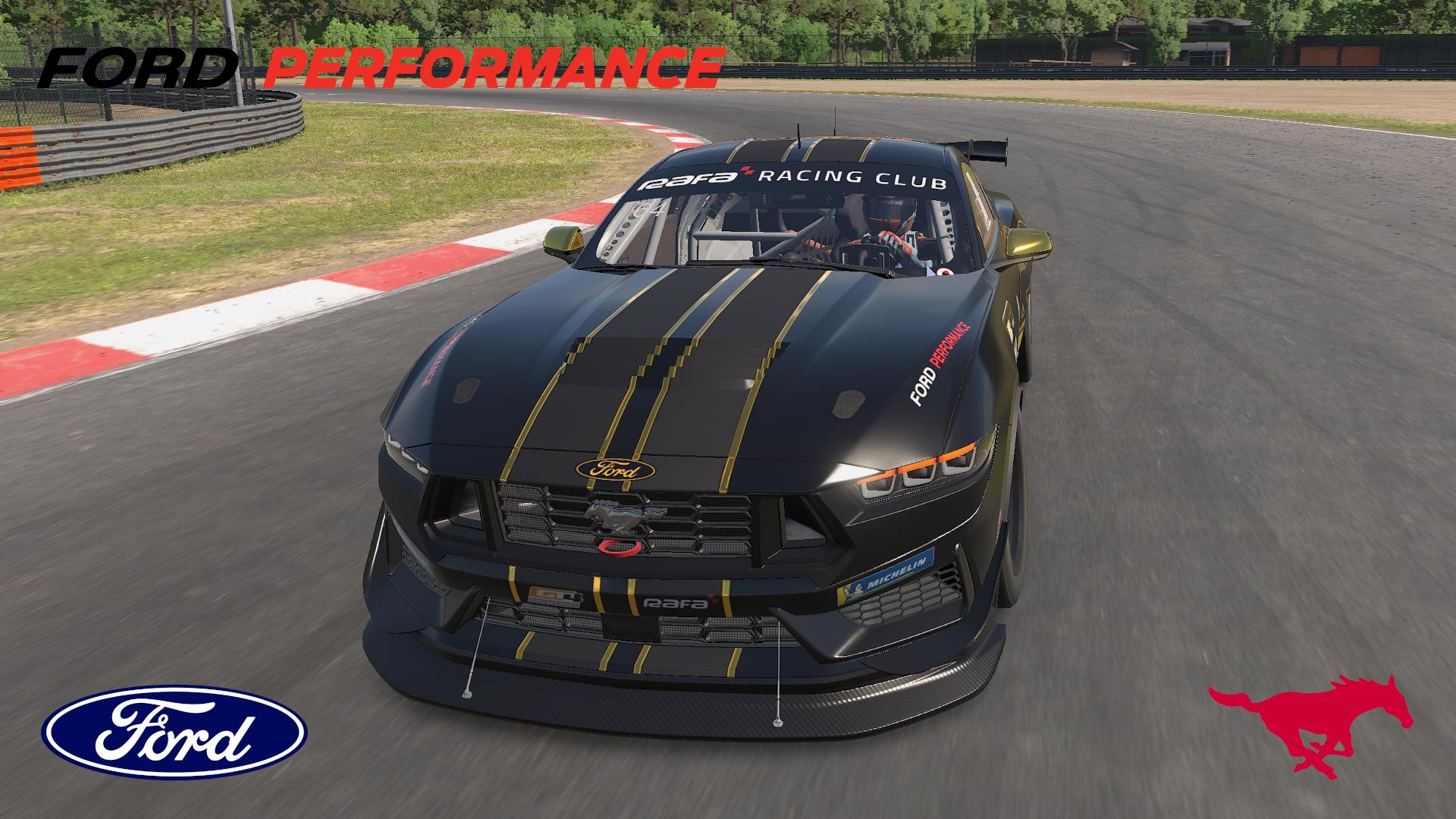 Preview of Ford Mustang GT4 - Black & Gold by Brian Mccaig