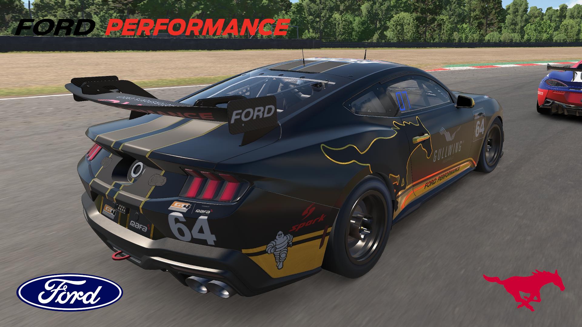 Preview of Ford Mustang GT4 - Black & Gold by Brian Mccaig